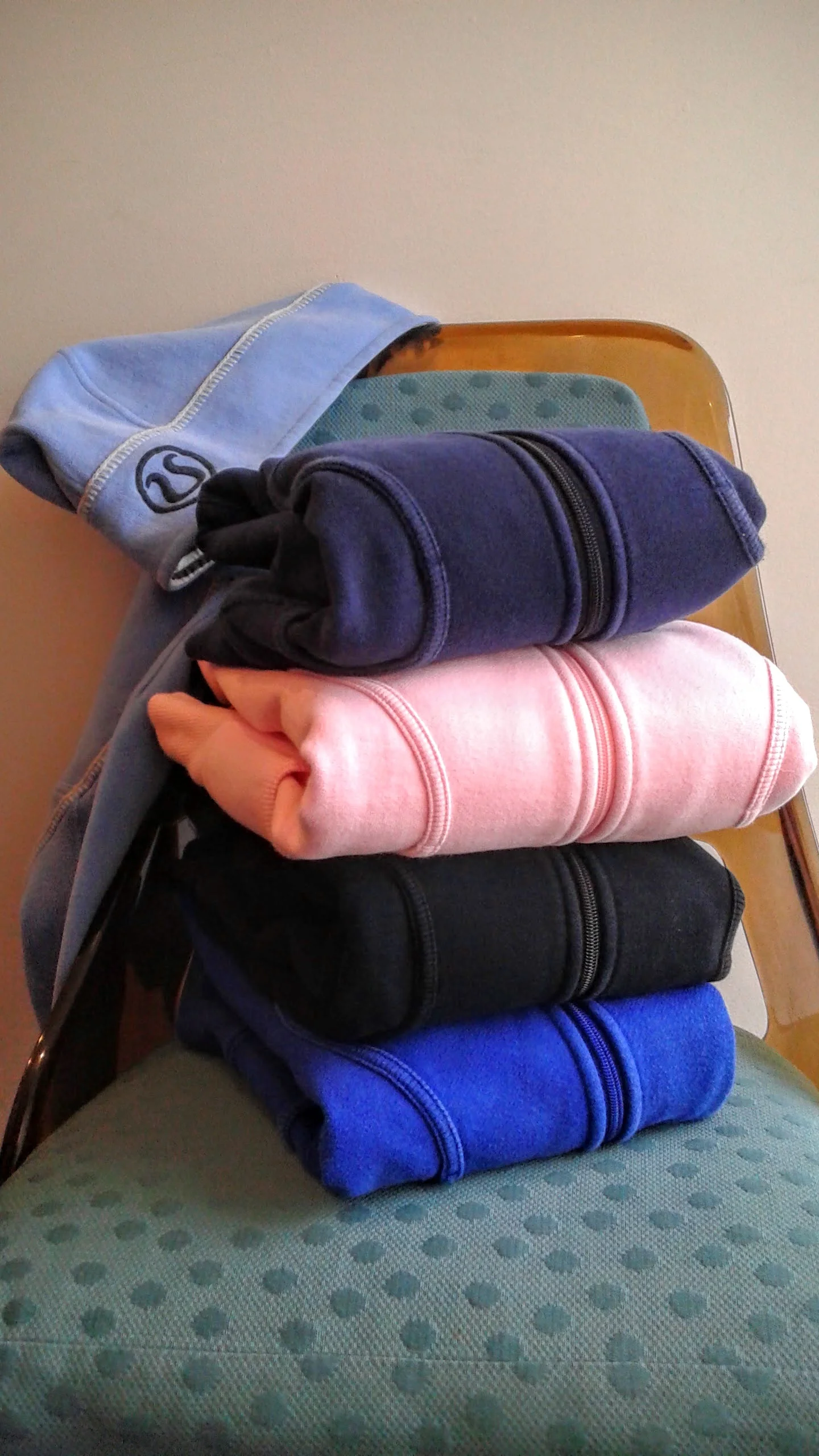 Lululemon hoodies; Sizes S-L; $16-$38