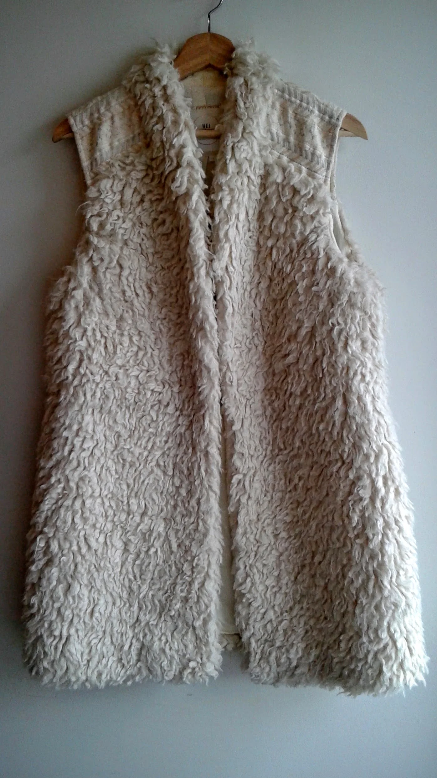 Hei Hei vest (NWT); Size M, $48