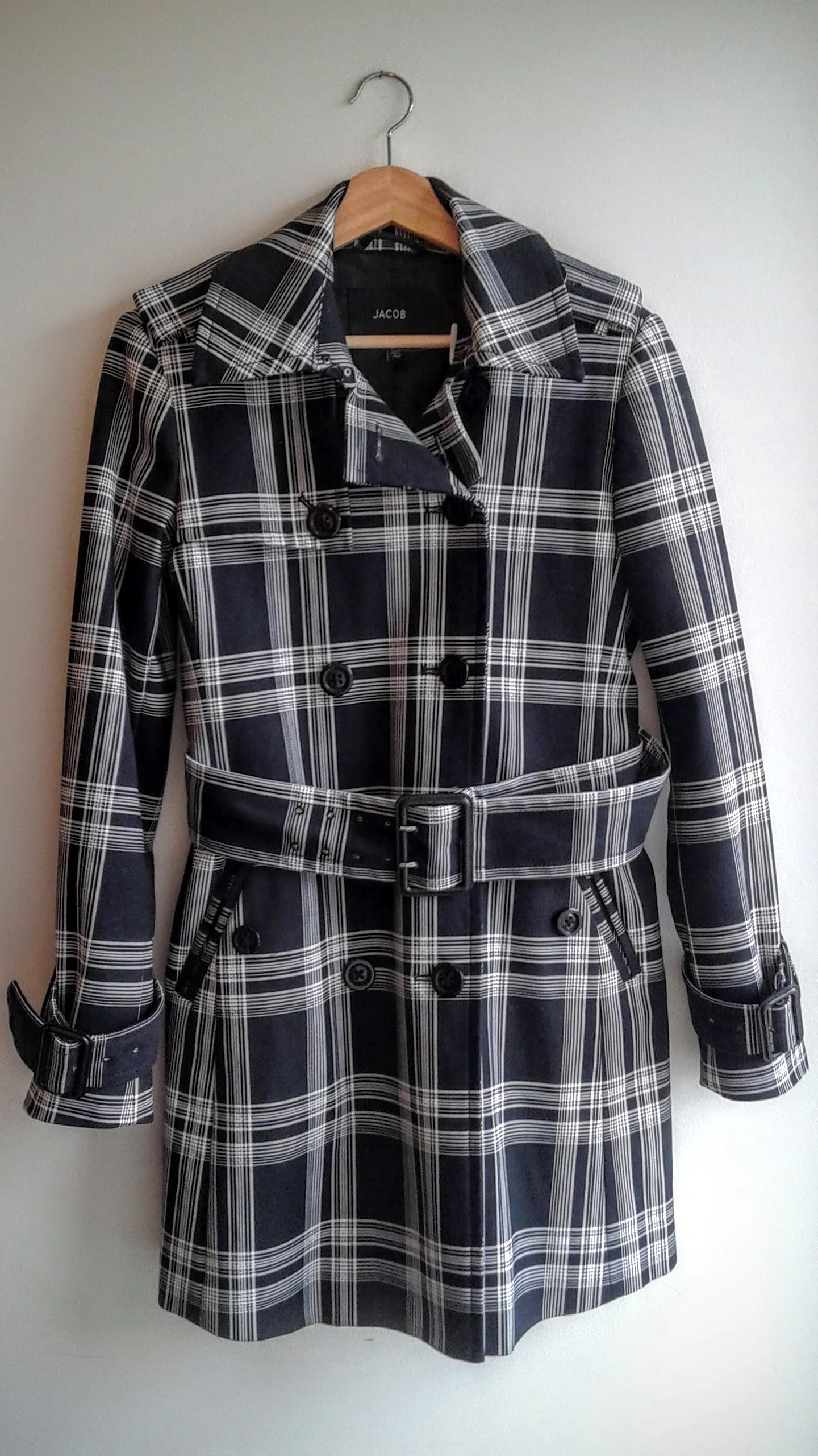 Jacob coat; Size S, $78
