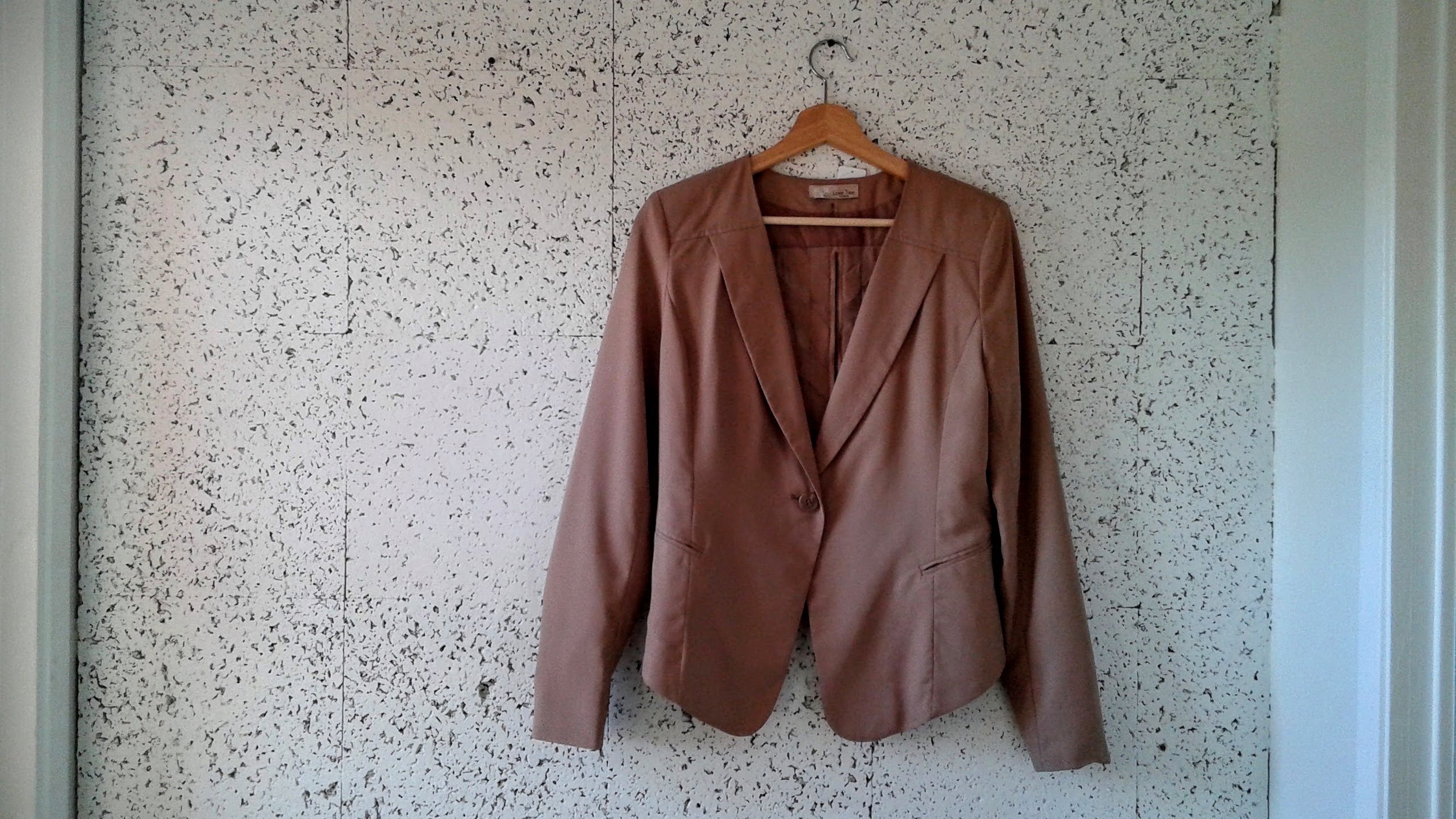 Tree Love blazer; Size M, $26