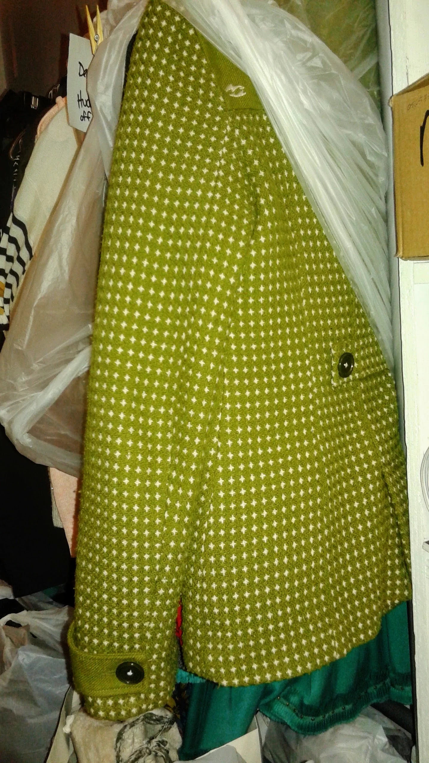 Funky green coat