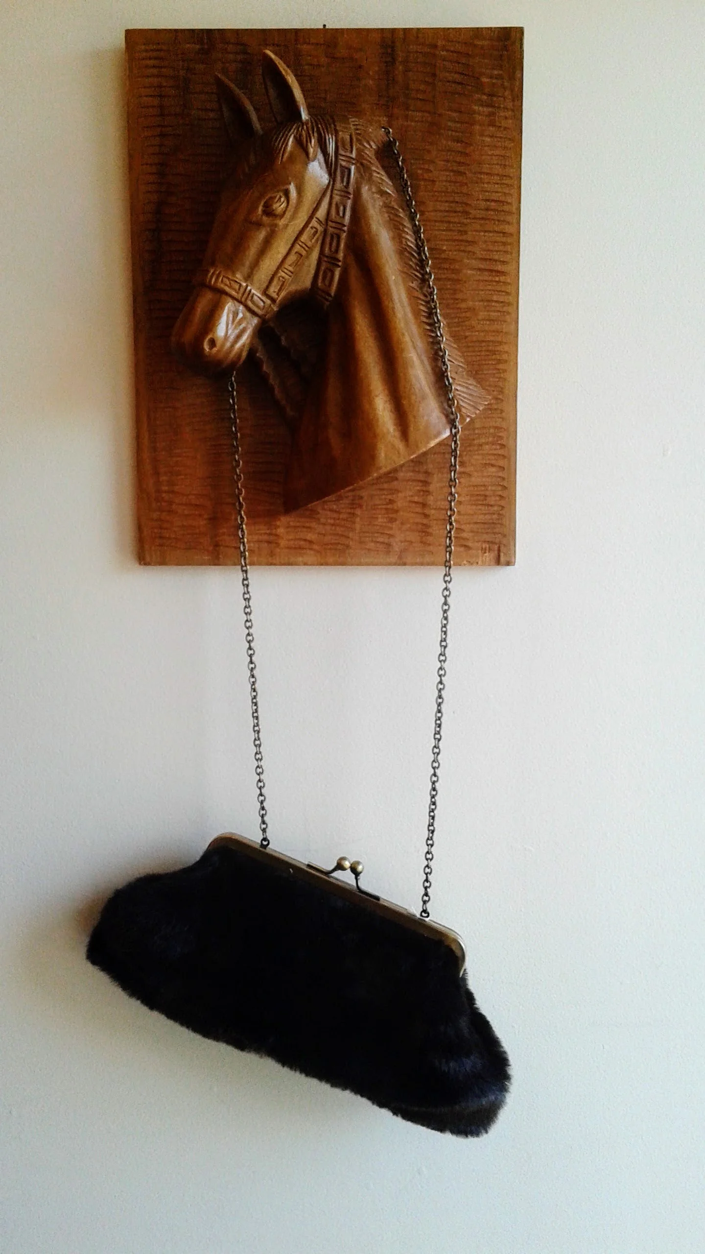 Fuzzy clutch, $14