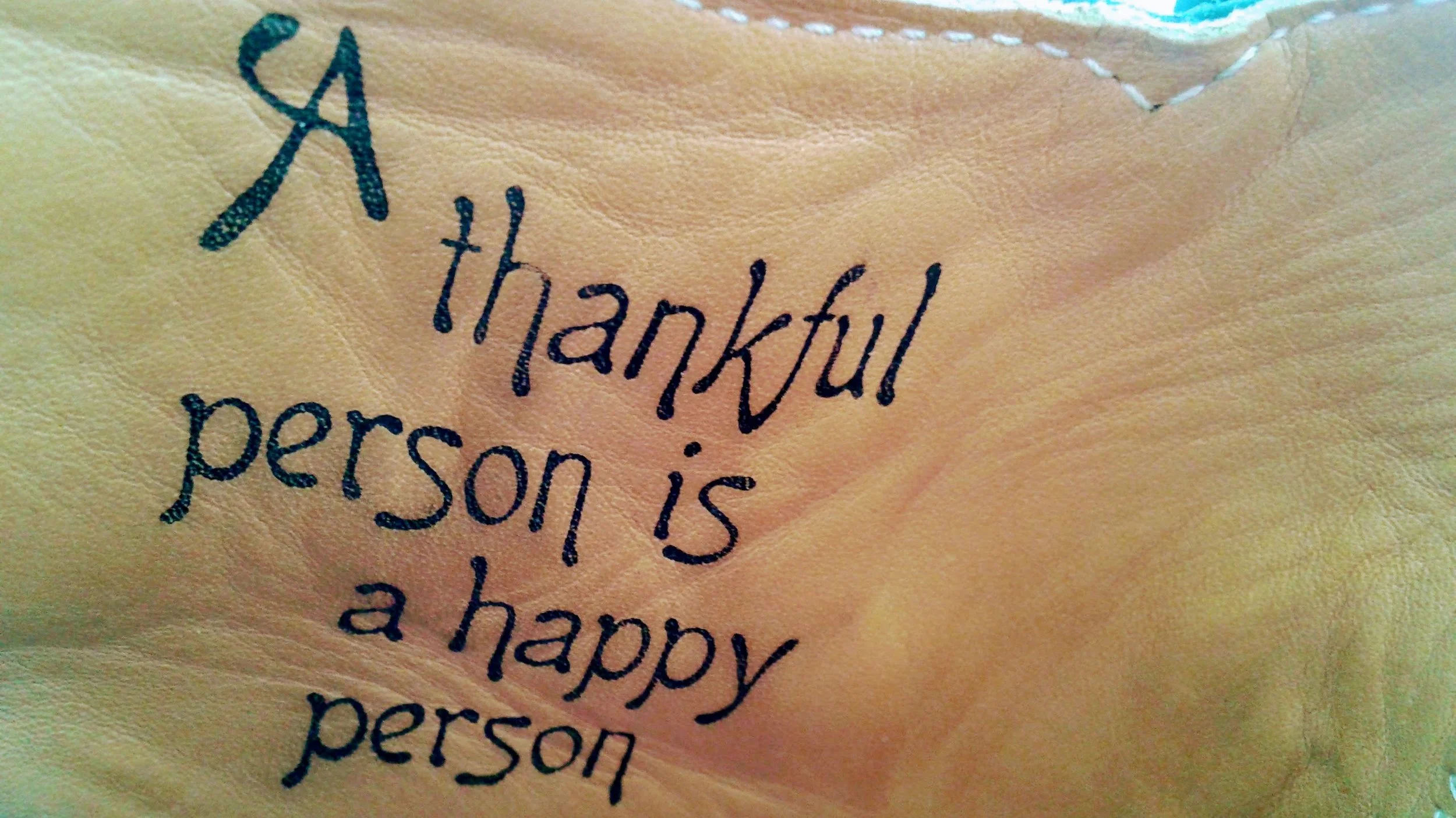 Inside the Jules, A thankful person is a happy person