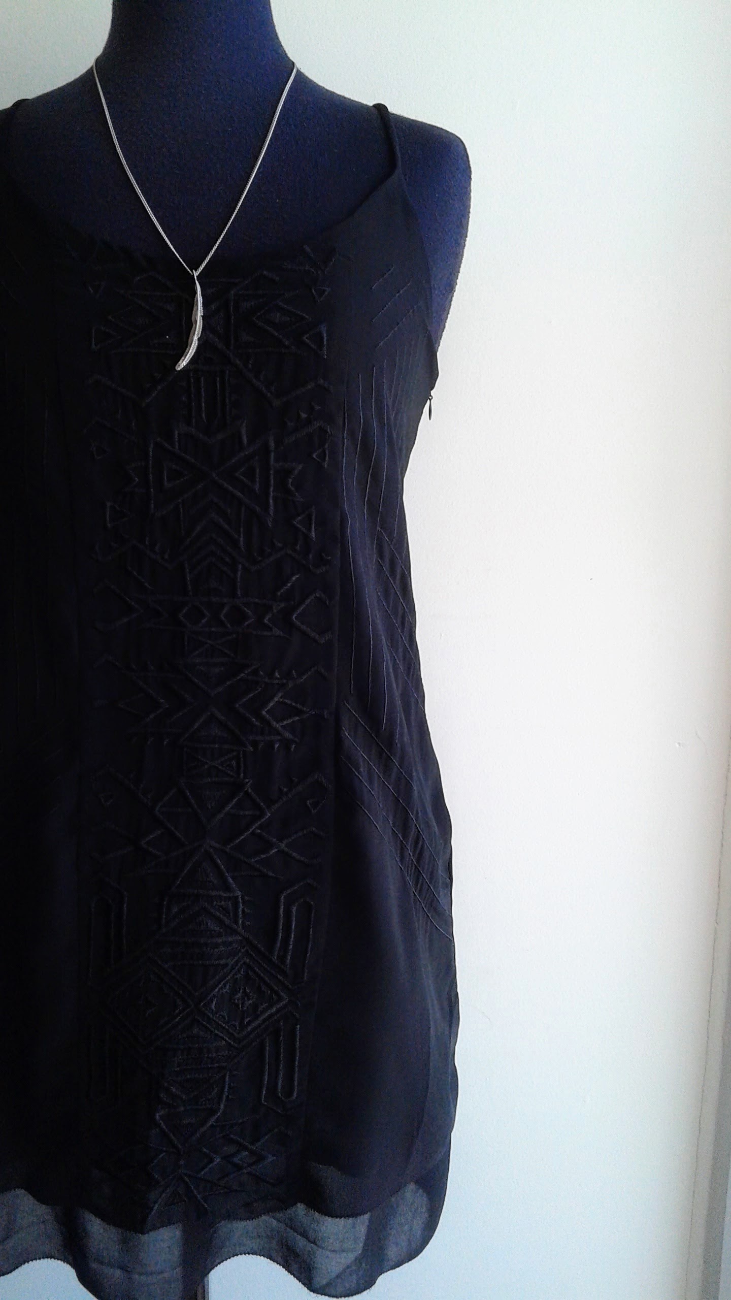 Gentle Fawn dress; Size S, $30. Necklace $26