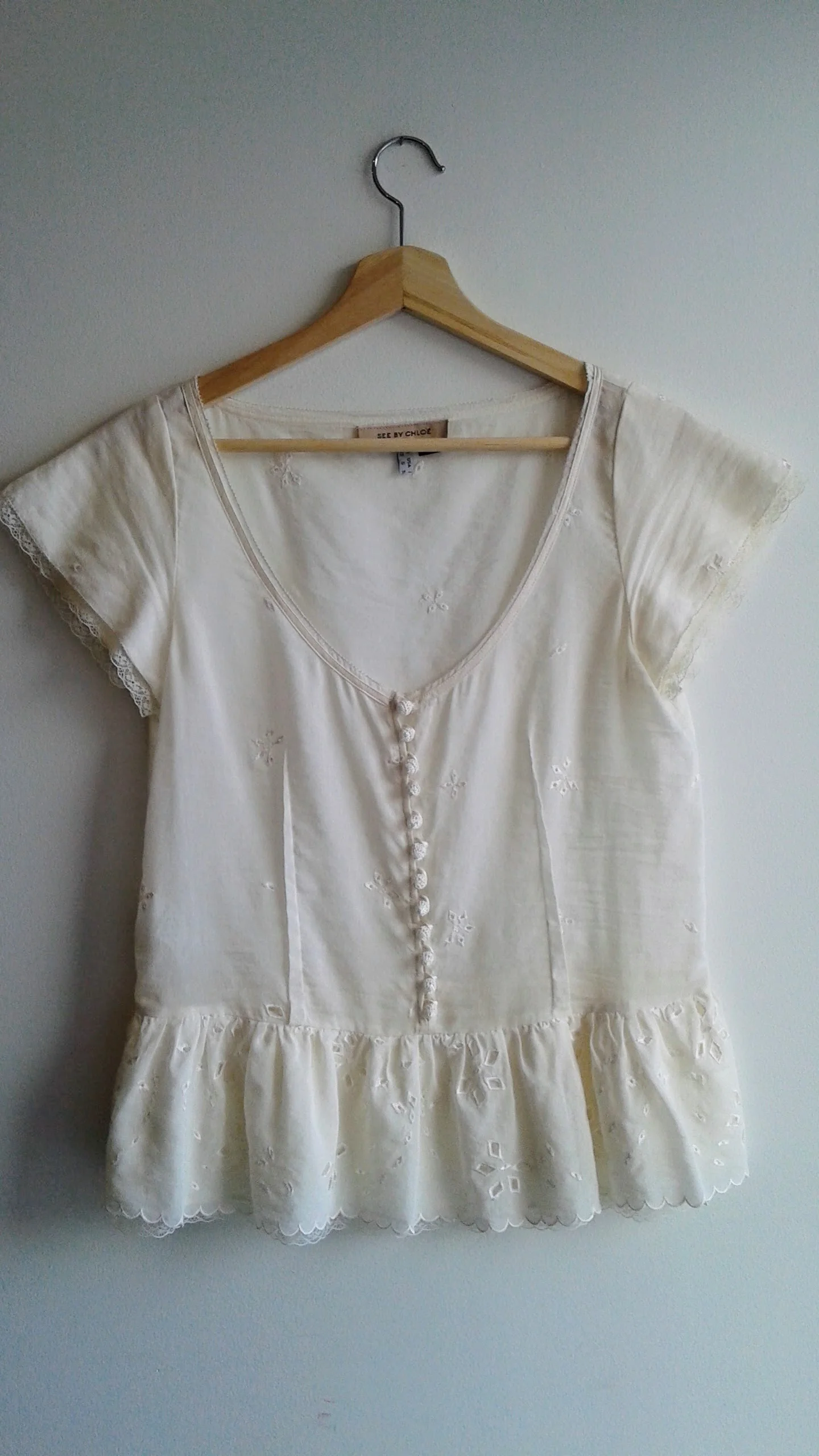 See by Chlo top; Size 6, $34