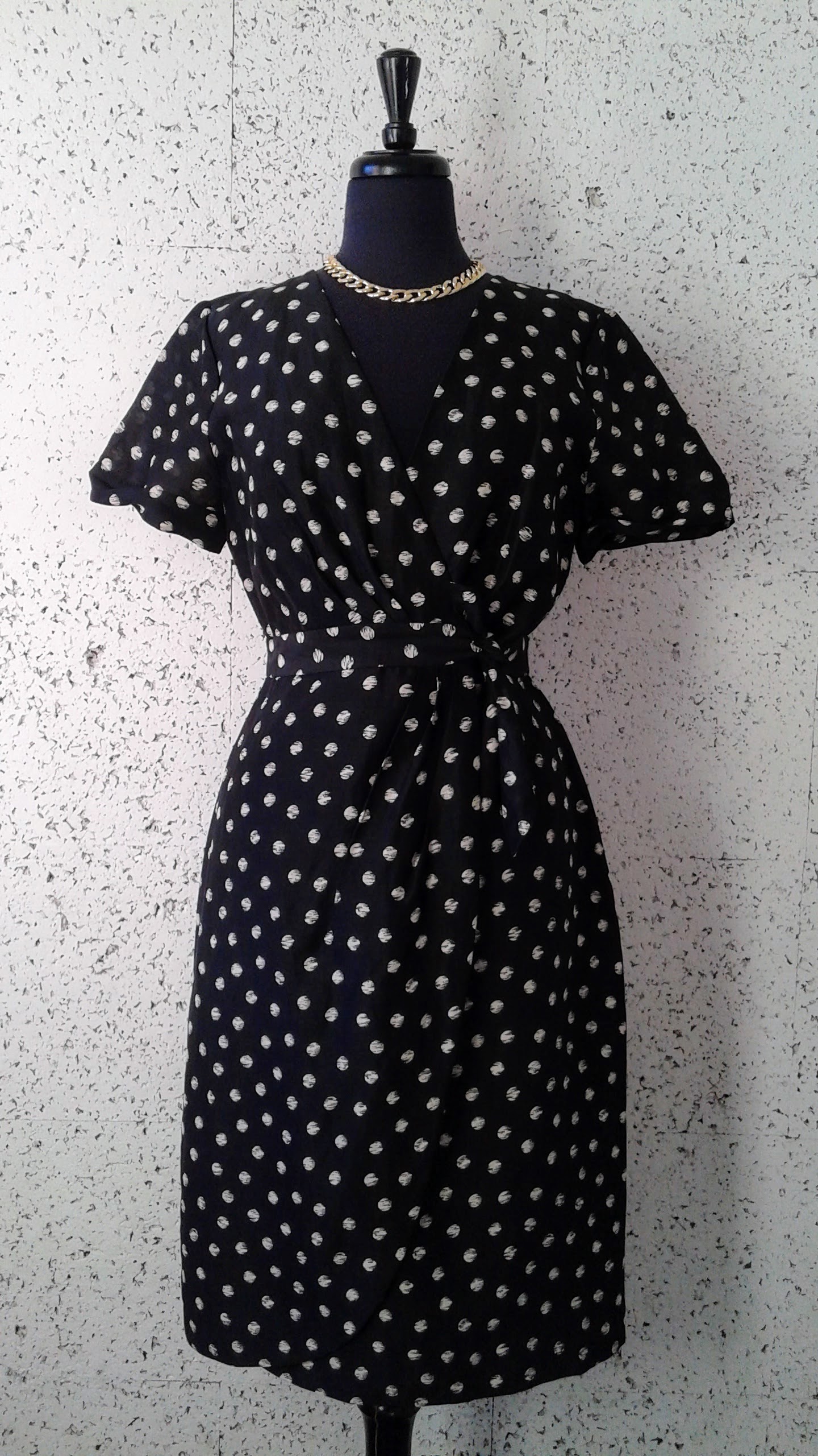 J Crew dress; Size 8, $58. Necklace $16
