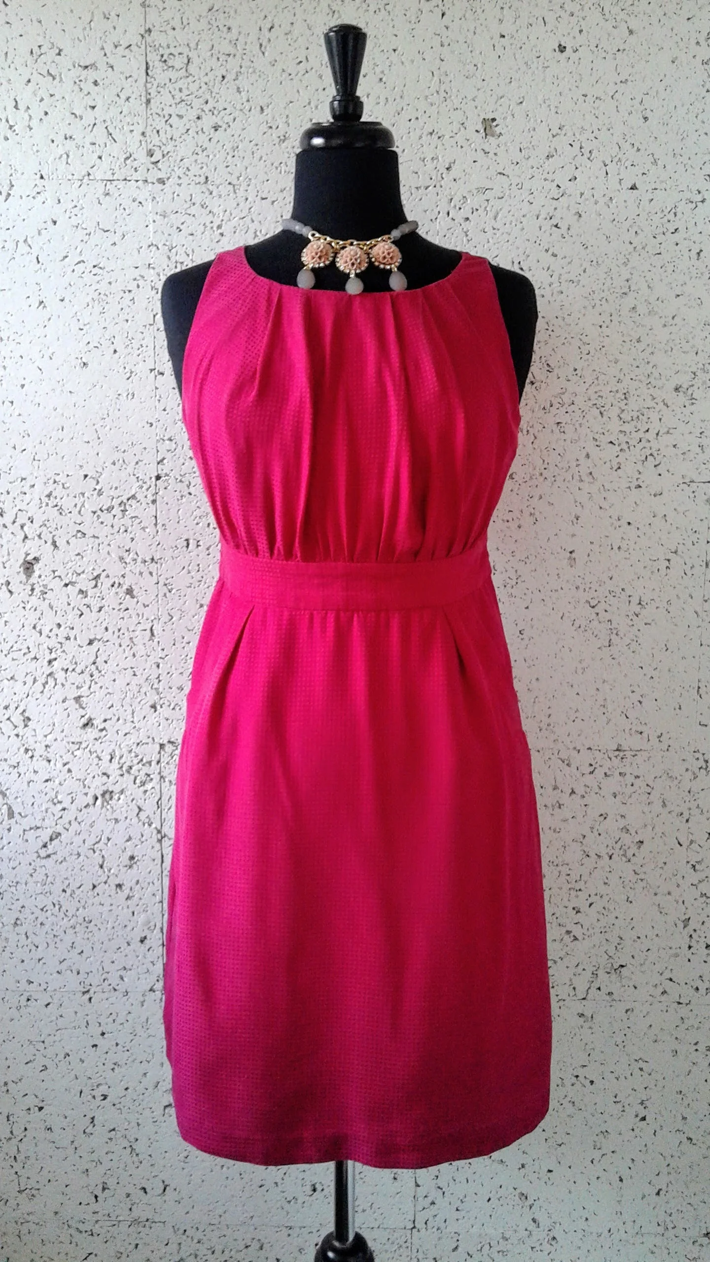 Jacob dress; Size S, $30. Necklace, $30