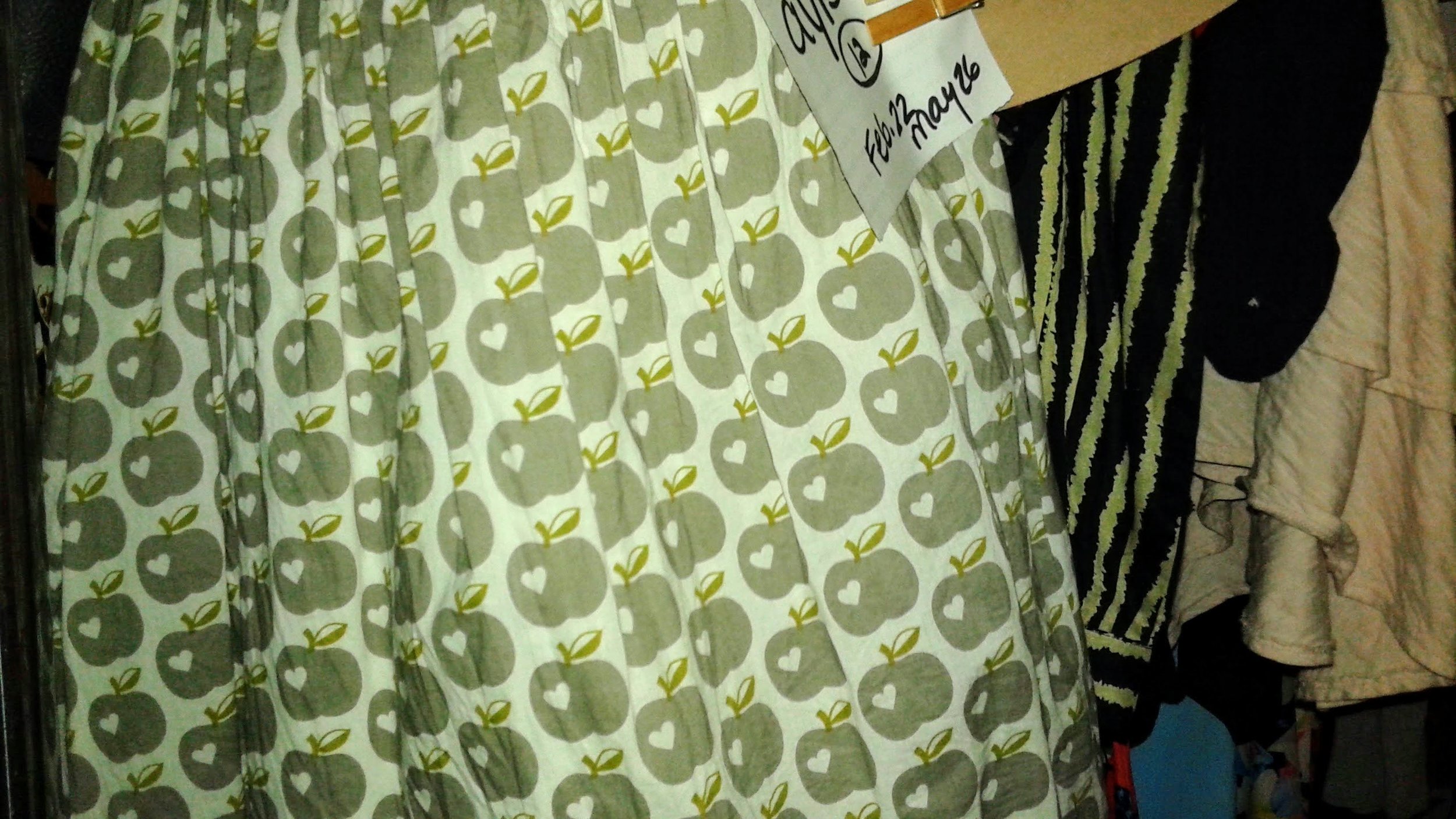 Can't wait to officially meet you, apple dress!