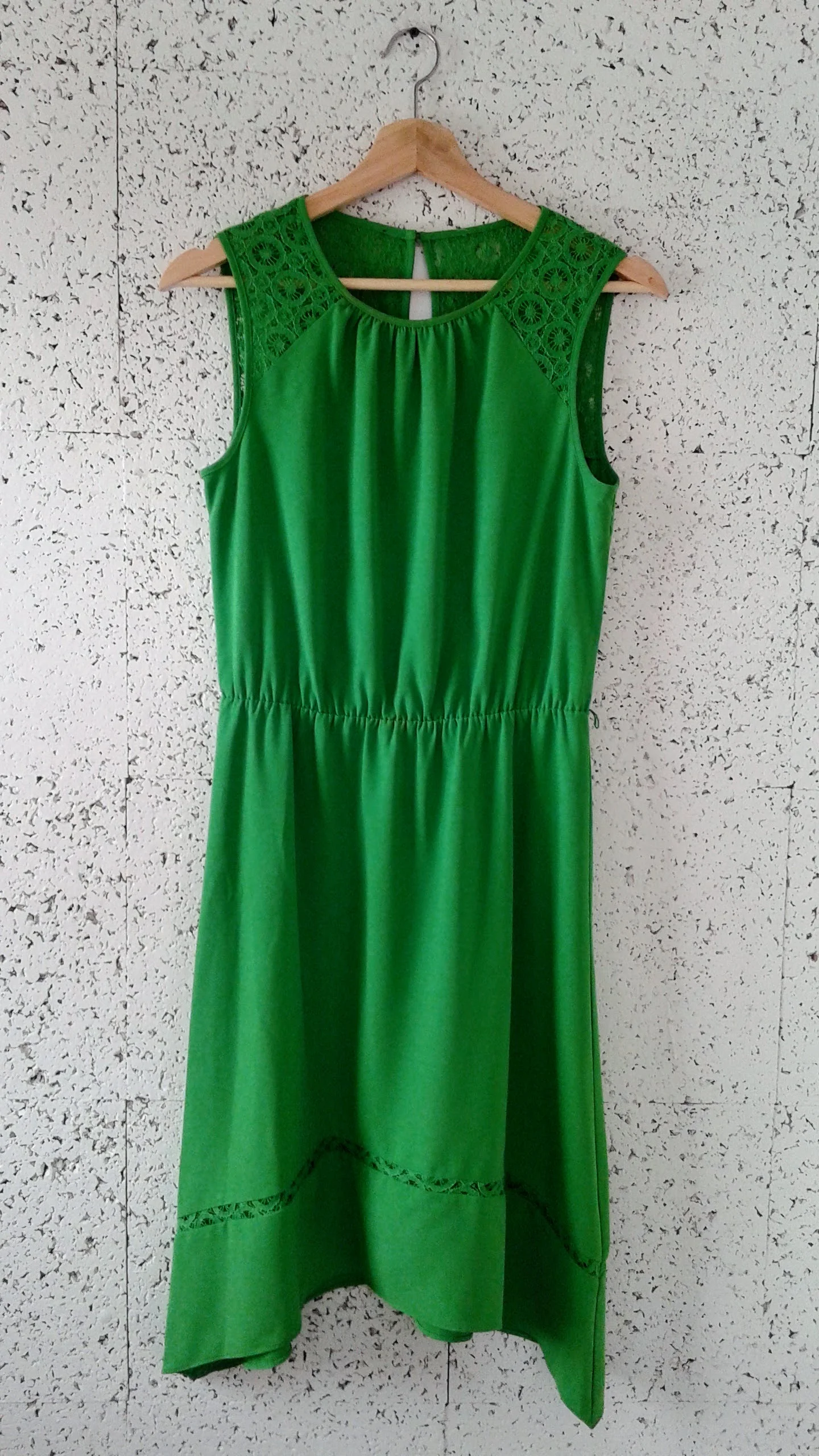 Emerald dress; Size M, $34
