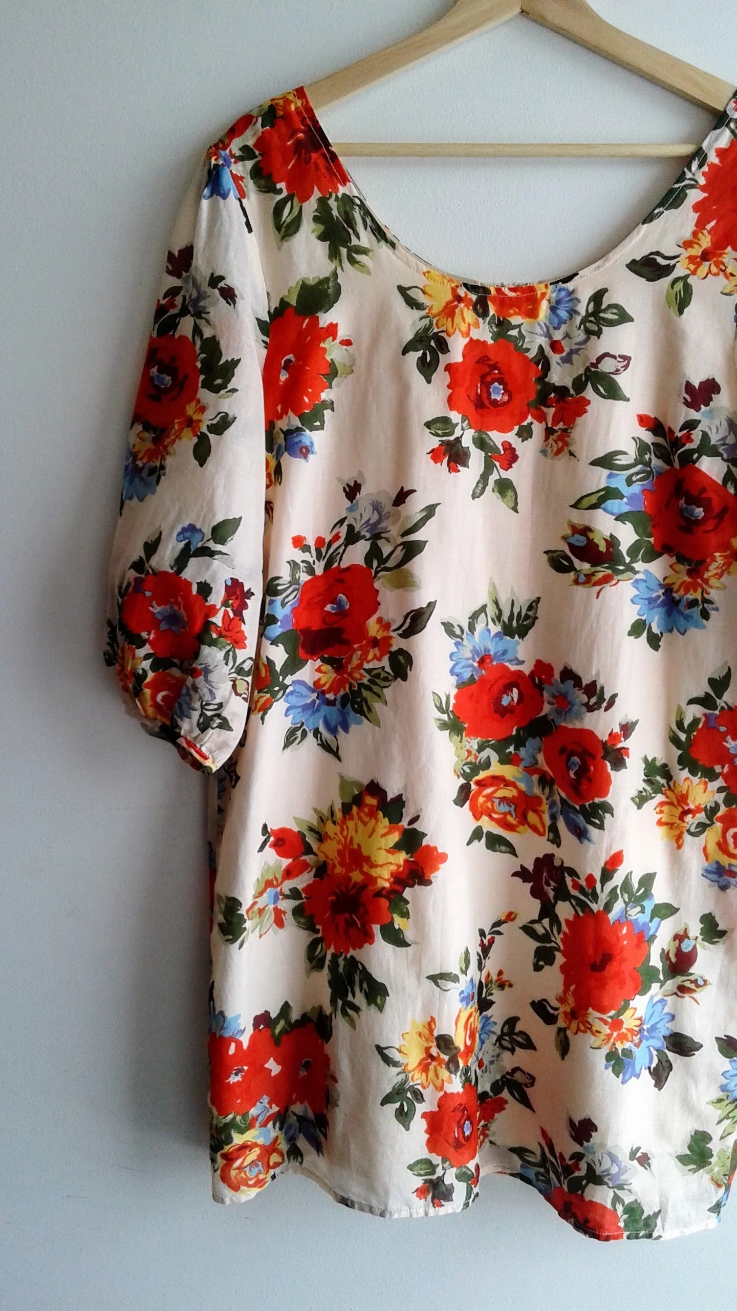 Tulle tunic; Size L, $38