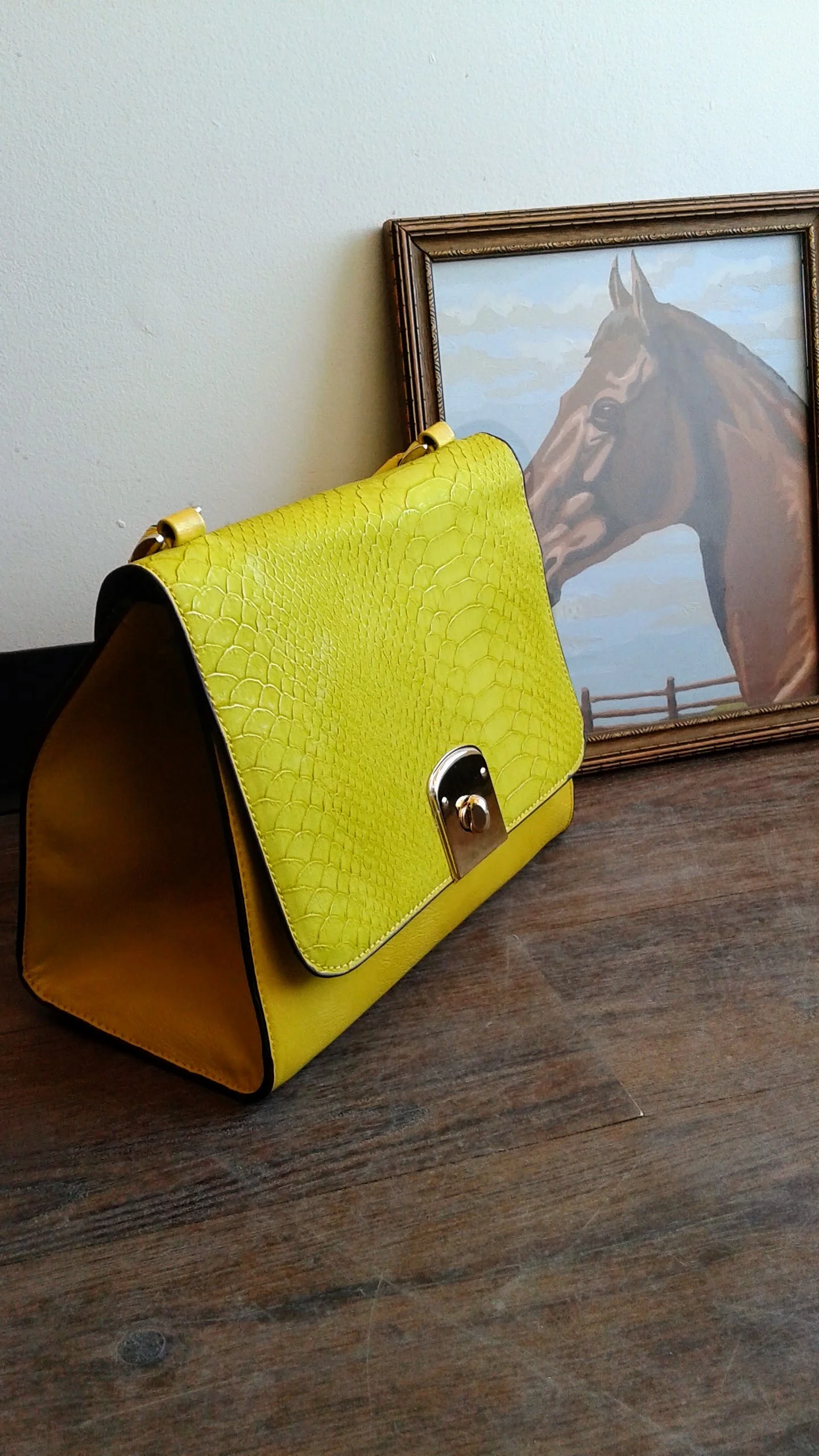 Yellow purse, $28