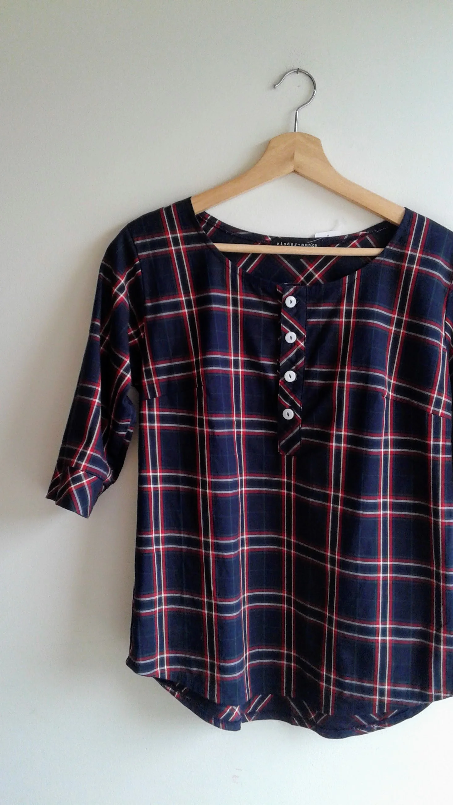 Cinder+Smoke top; Size S, $30