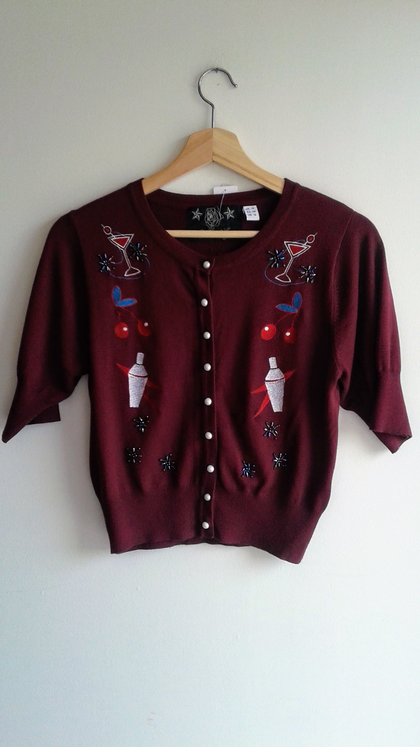 Collectif cardigan; Size 10, $26