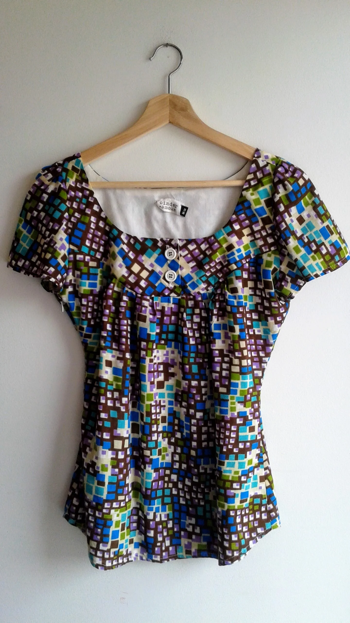 Cinder+Smoke top; Size M, $30