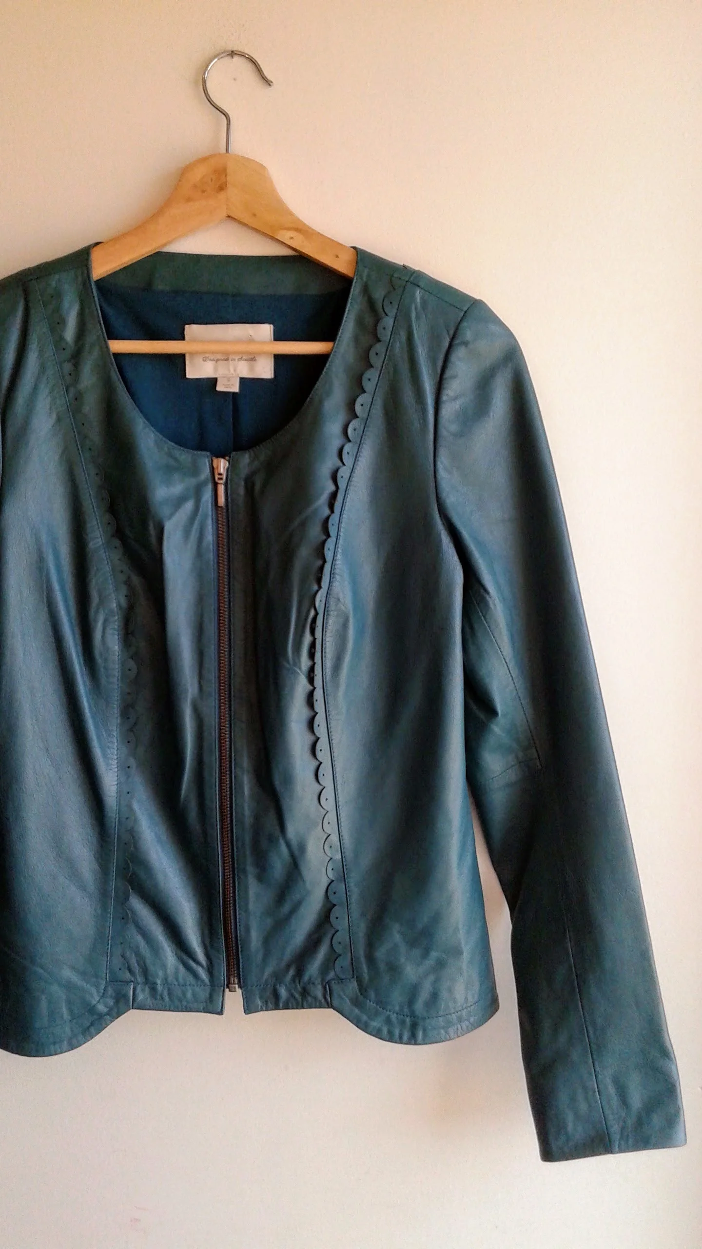 Hinge jacket; Size S, $62