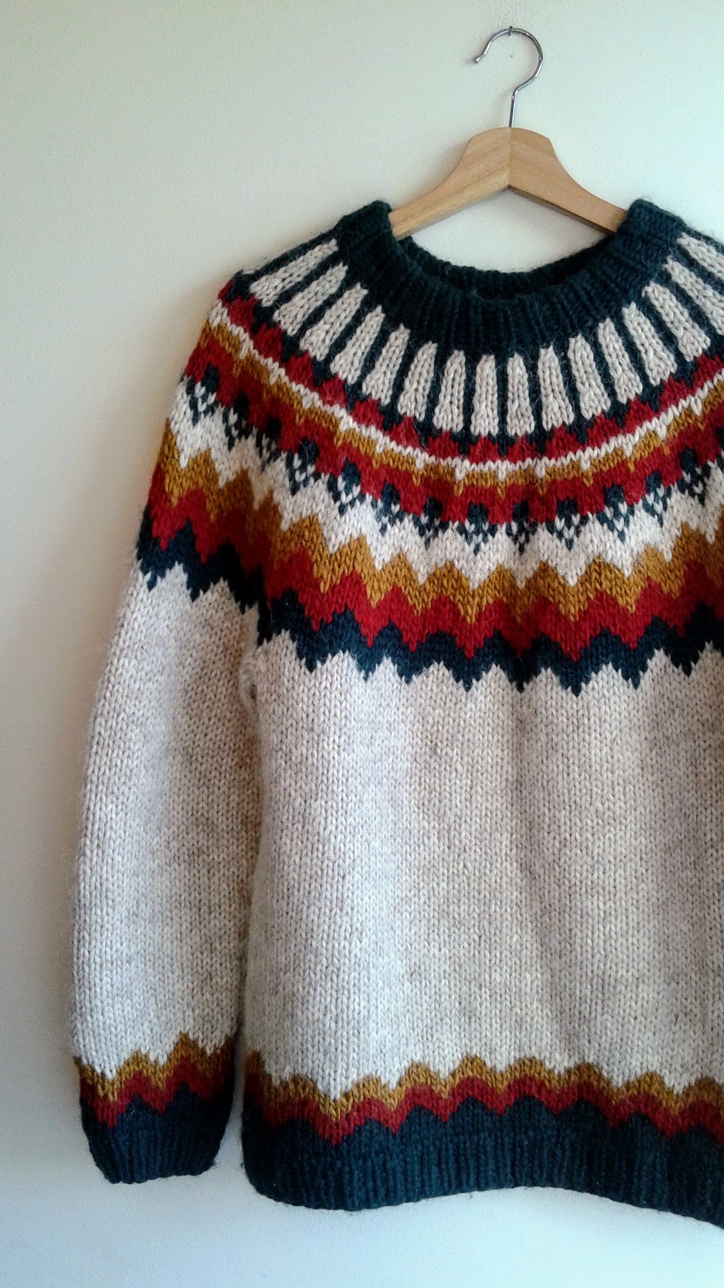Icelandic sweater; Size M/L, $52