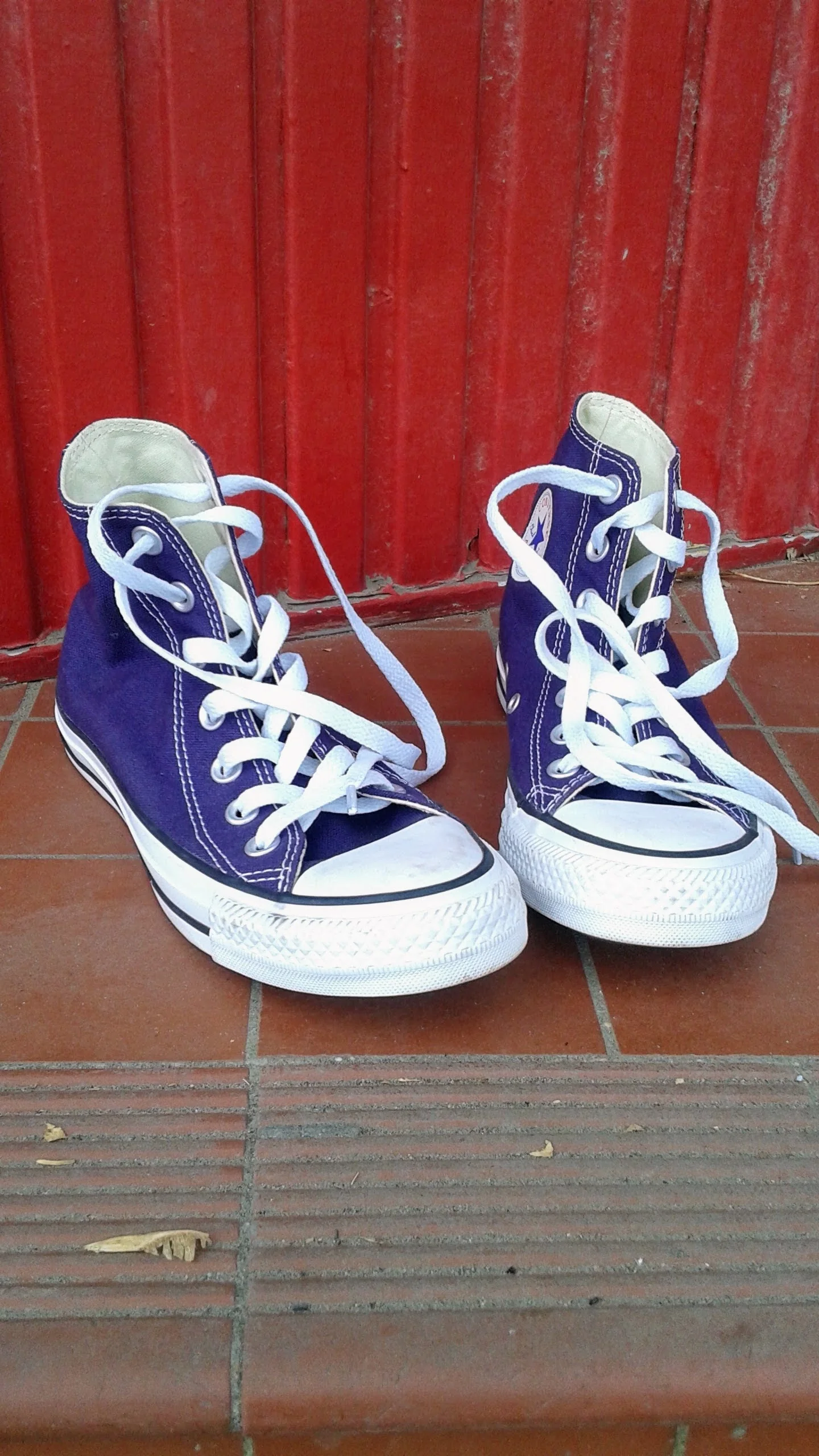 Converse shoes; S6.5, $34