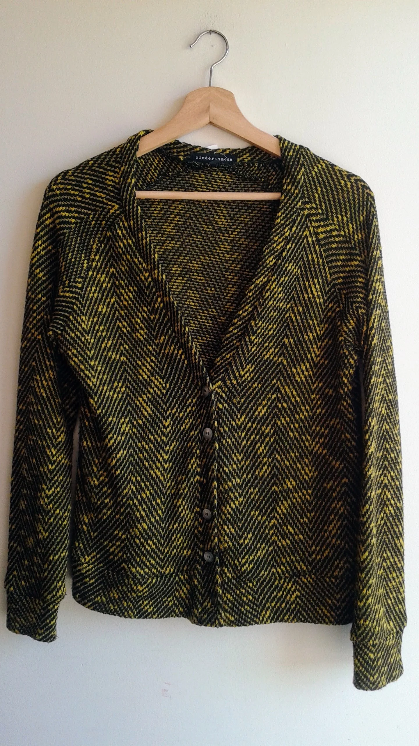 Cinder+Smoke sweater; Size M, $34