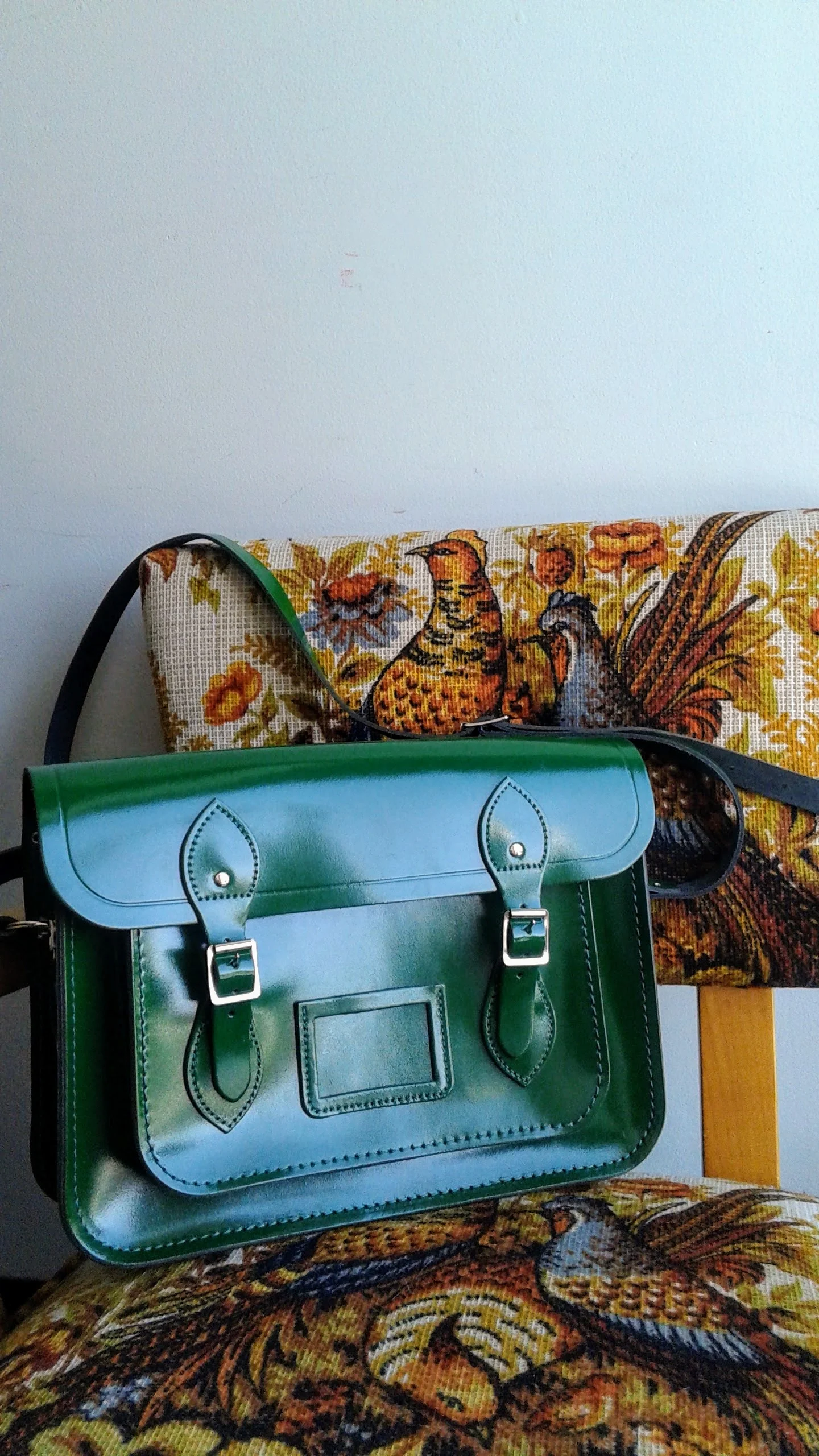 Cambridge satchel, $125