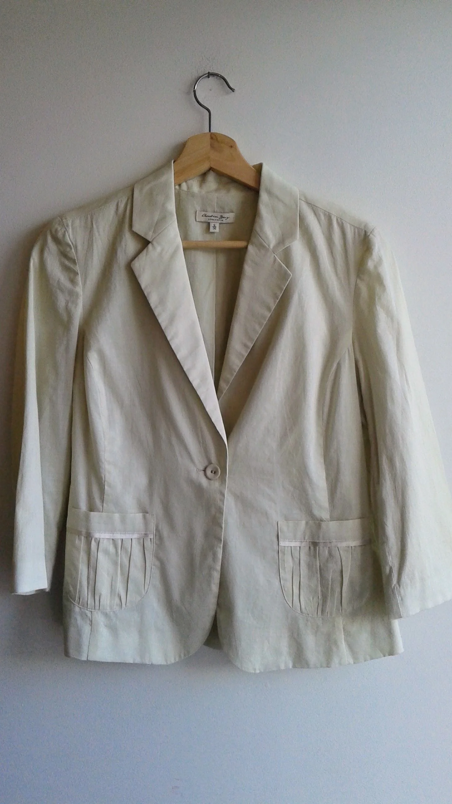 Christian Berg blazer; Size S, $30