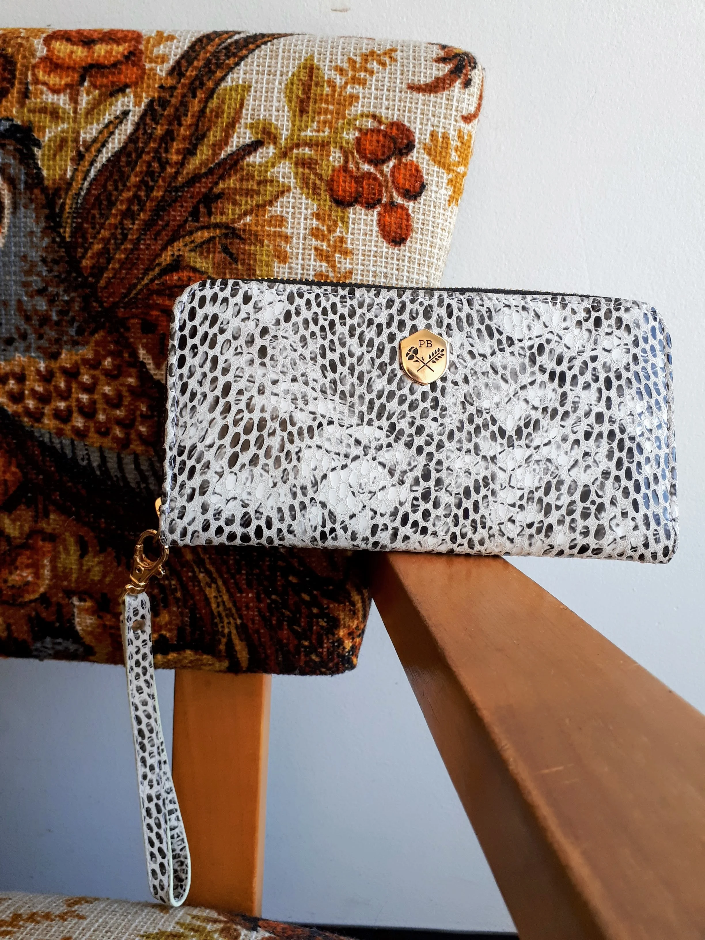 Poppy Barley wristlet, $65