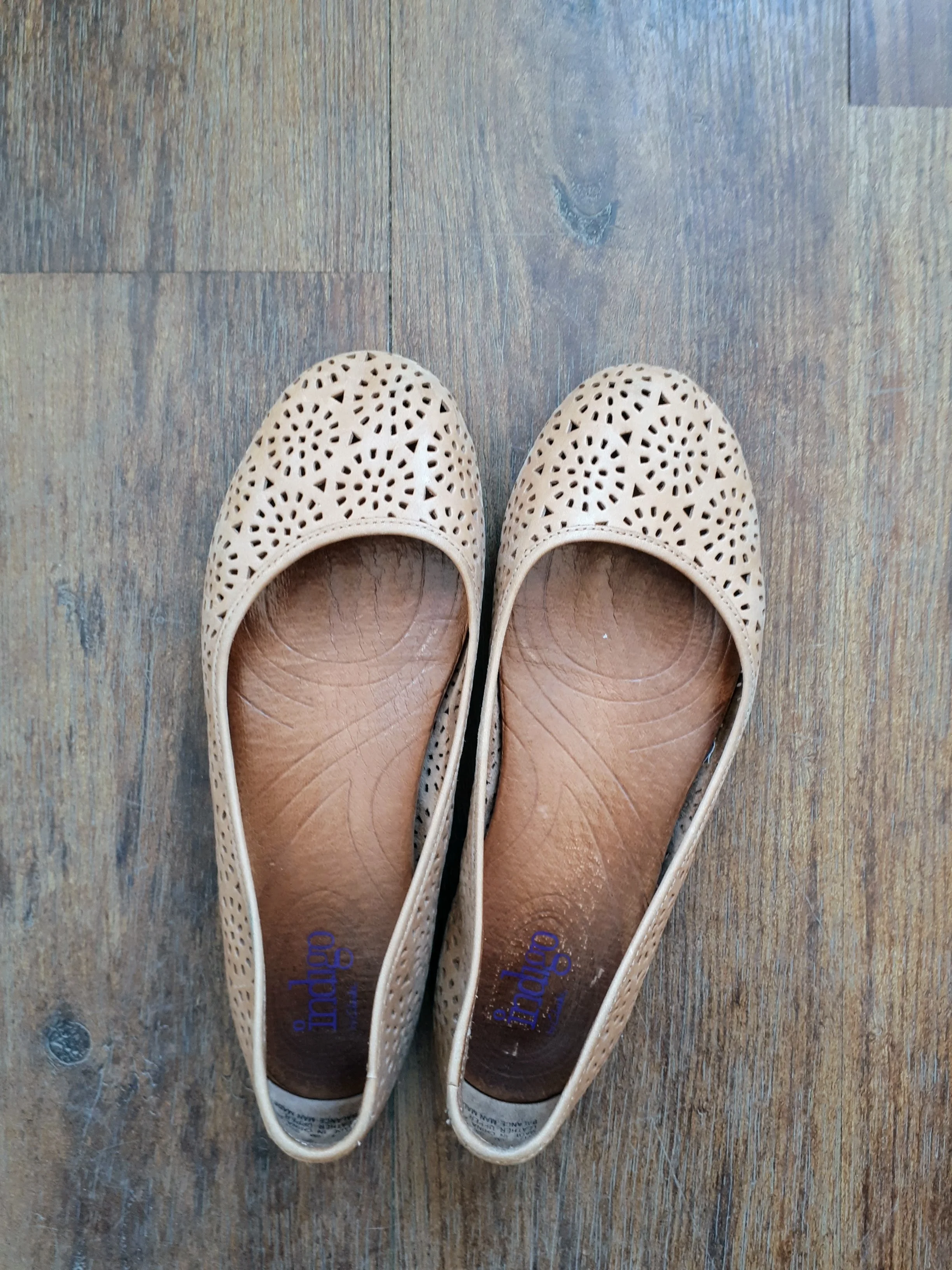 Indigo shoes; Size 6, $36