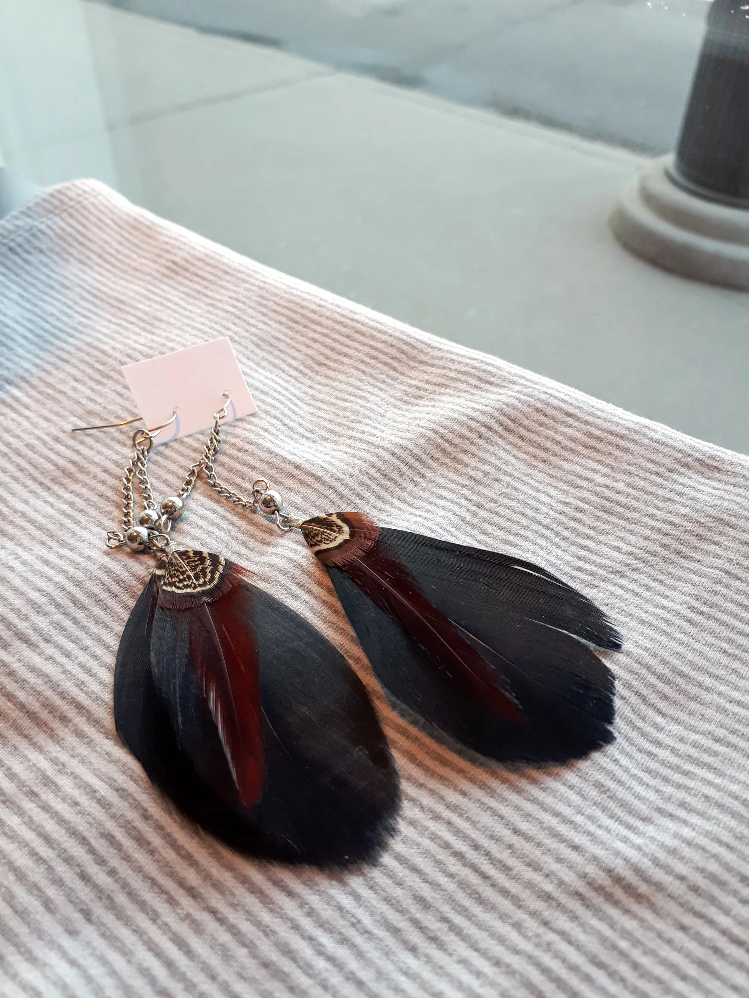 Earrings, $12