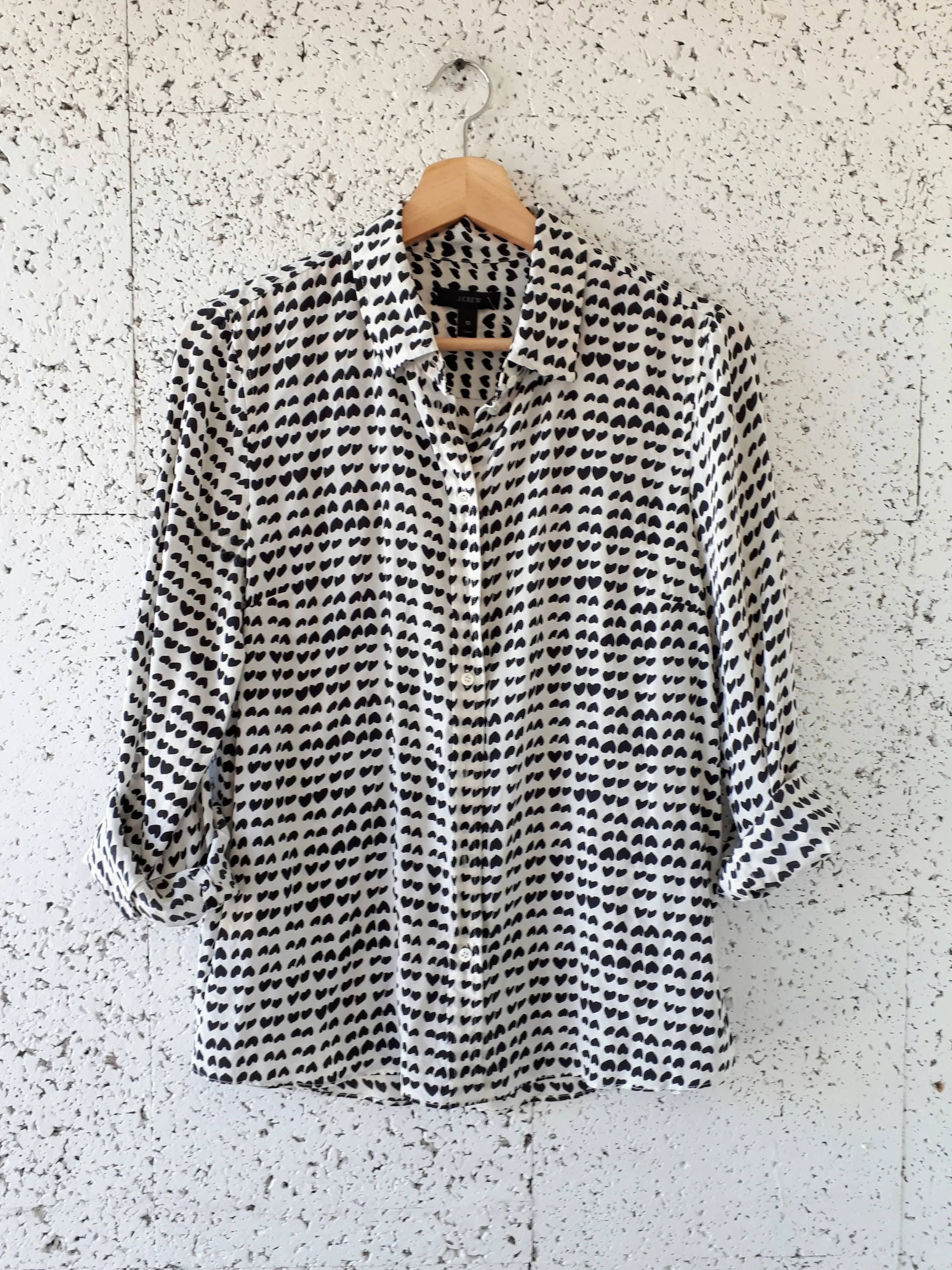 J Crew shirt; Size M, $34