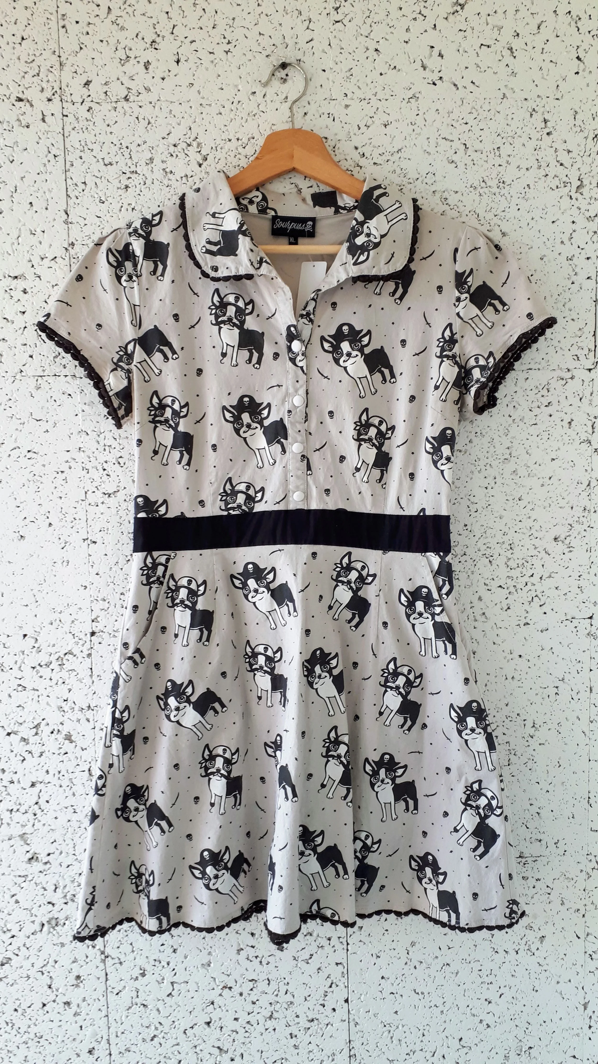Sourpuss dress; Size XL, $42