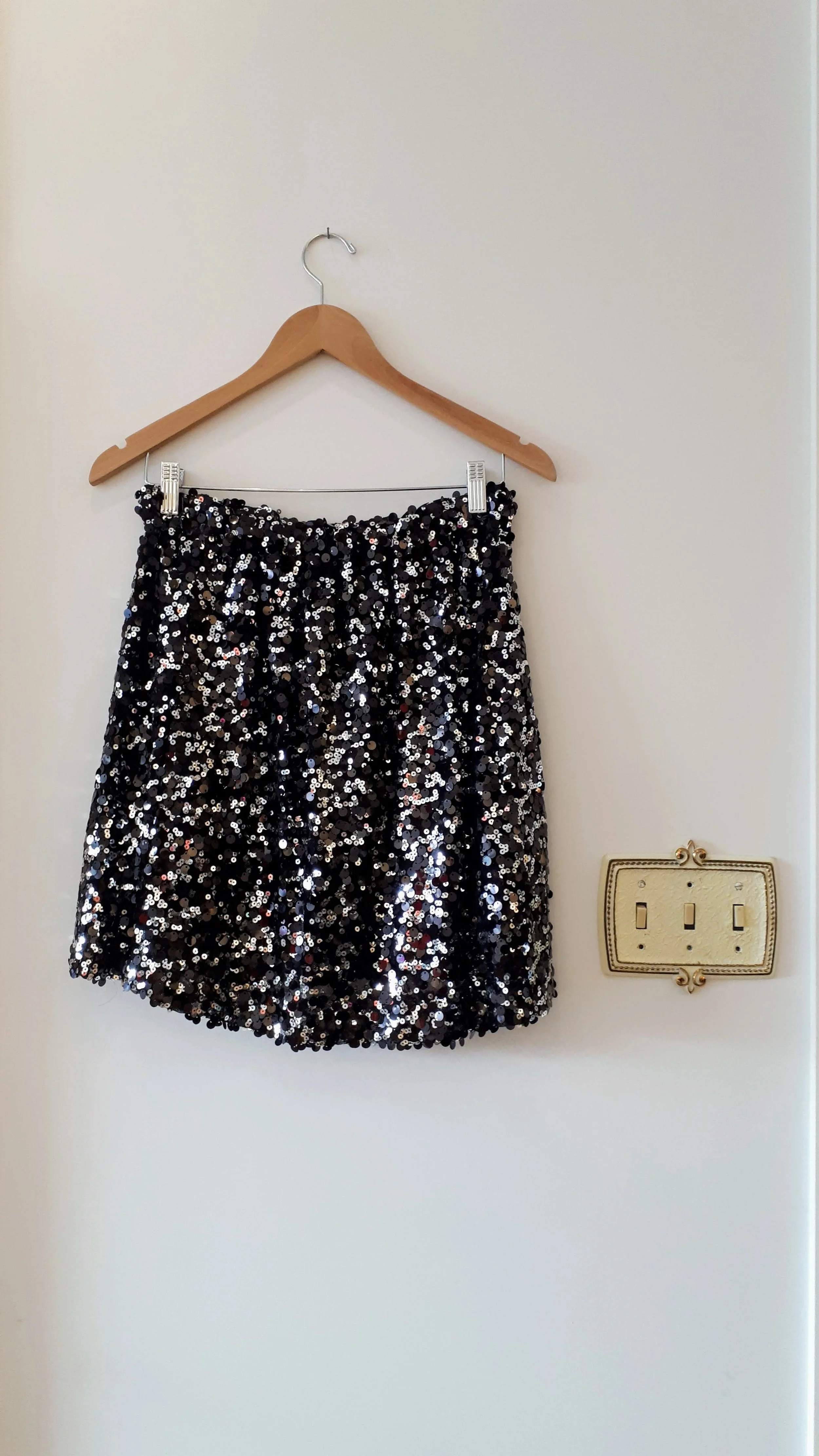 Sequin skirt; Size S, $26