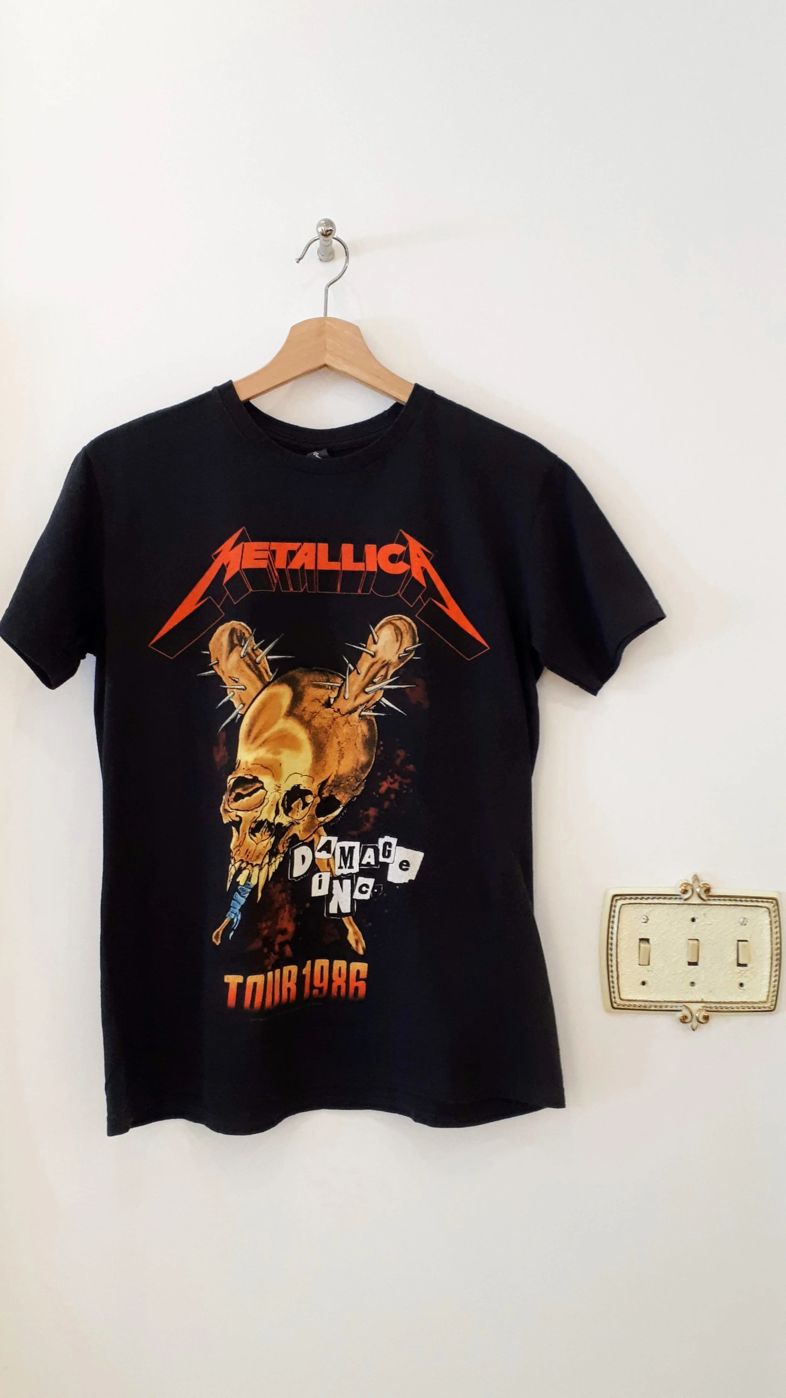 Metallica T; Size M, $24 (on sale for $12!)