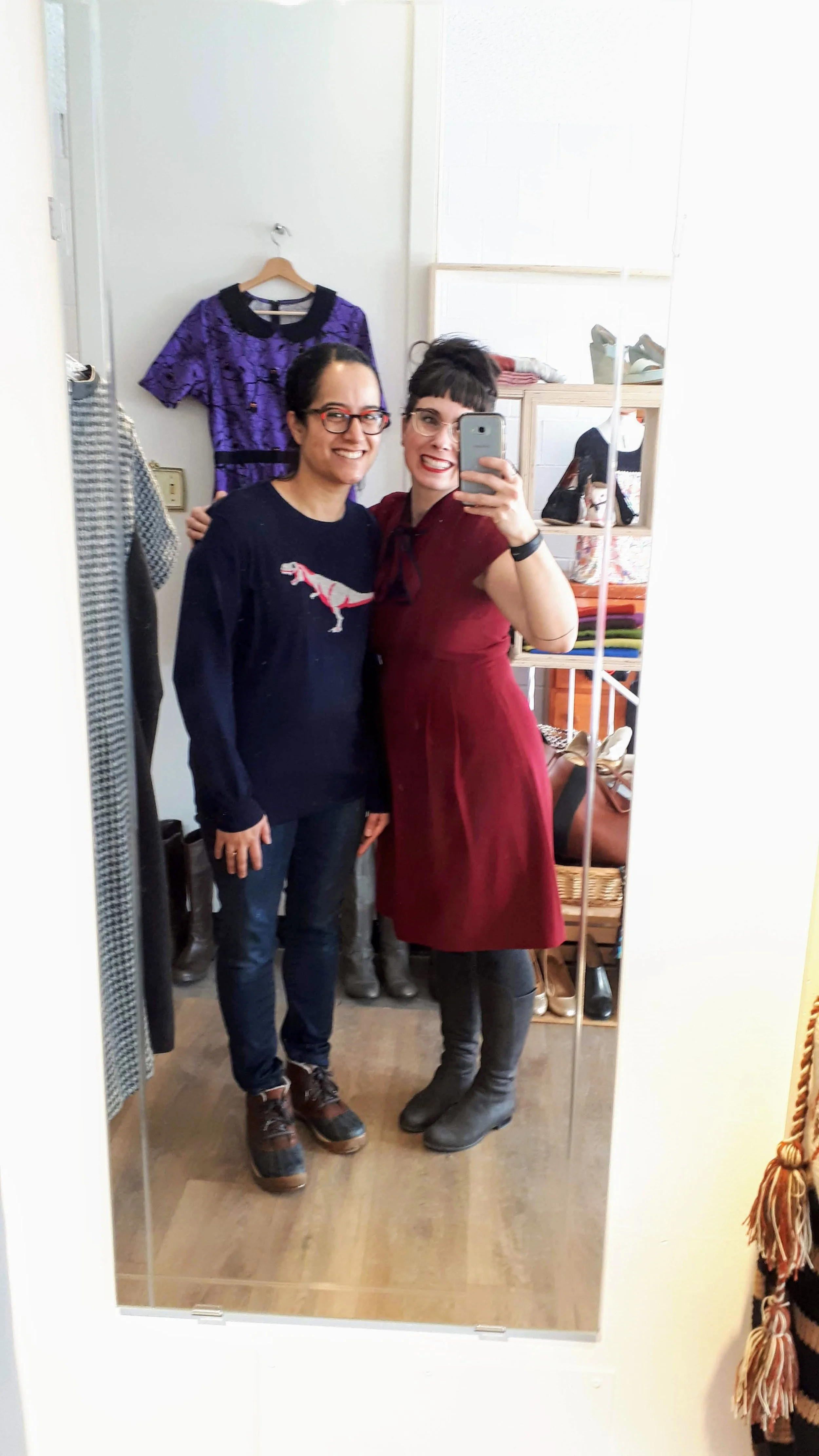 This is all very normal. (Can’t wait for her to consign that dinosaur top!)
