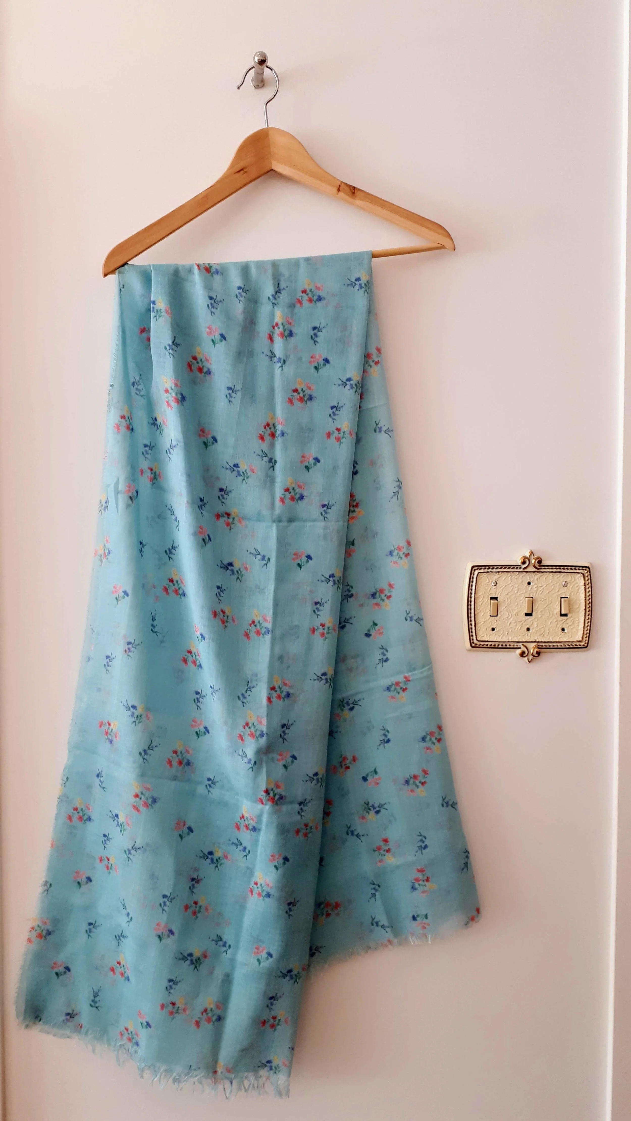 Blue scarf (NWT), $20