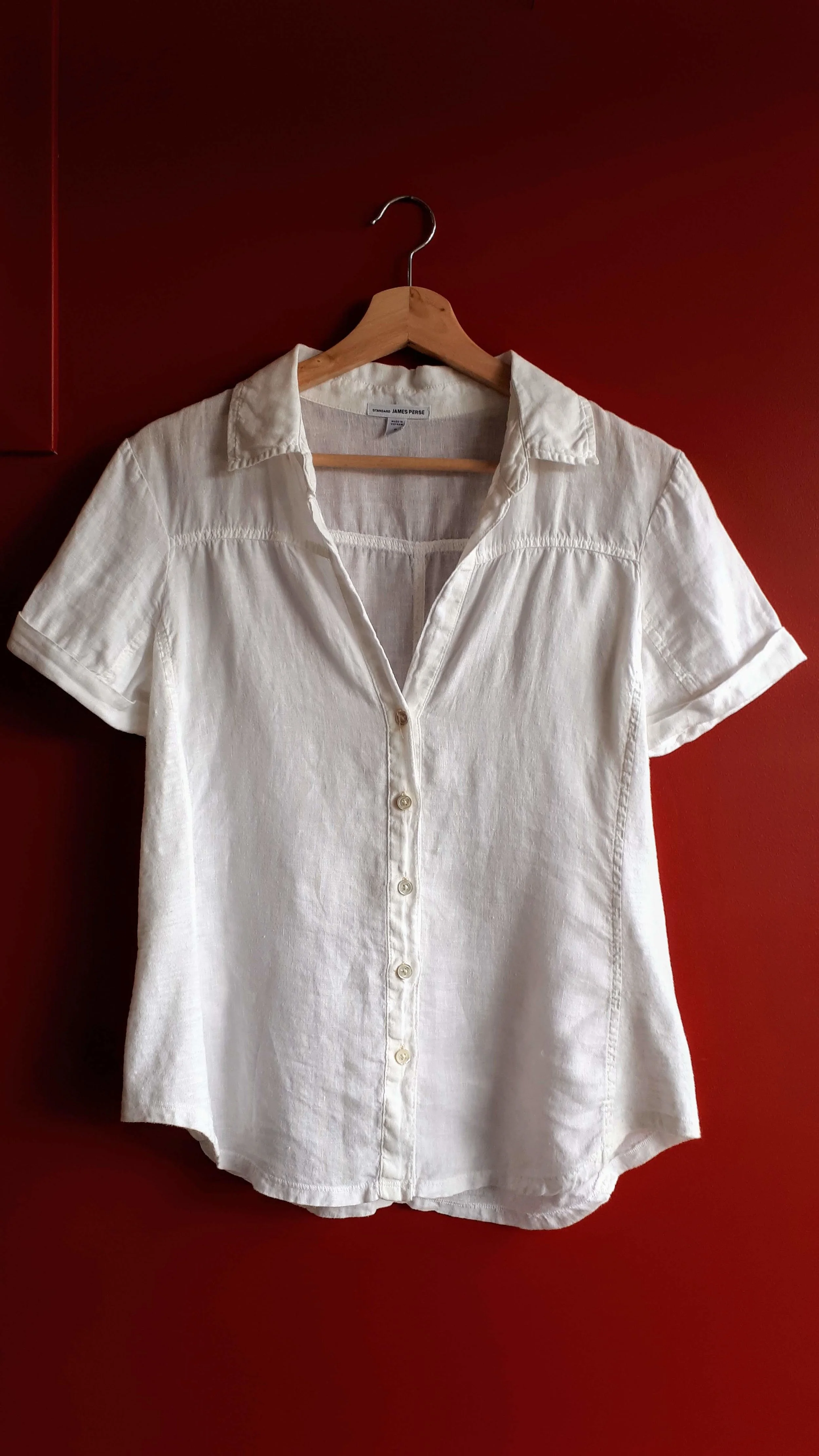 James Perse shirt; Size S, $28