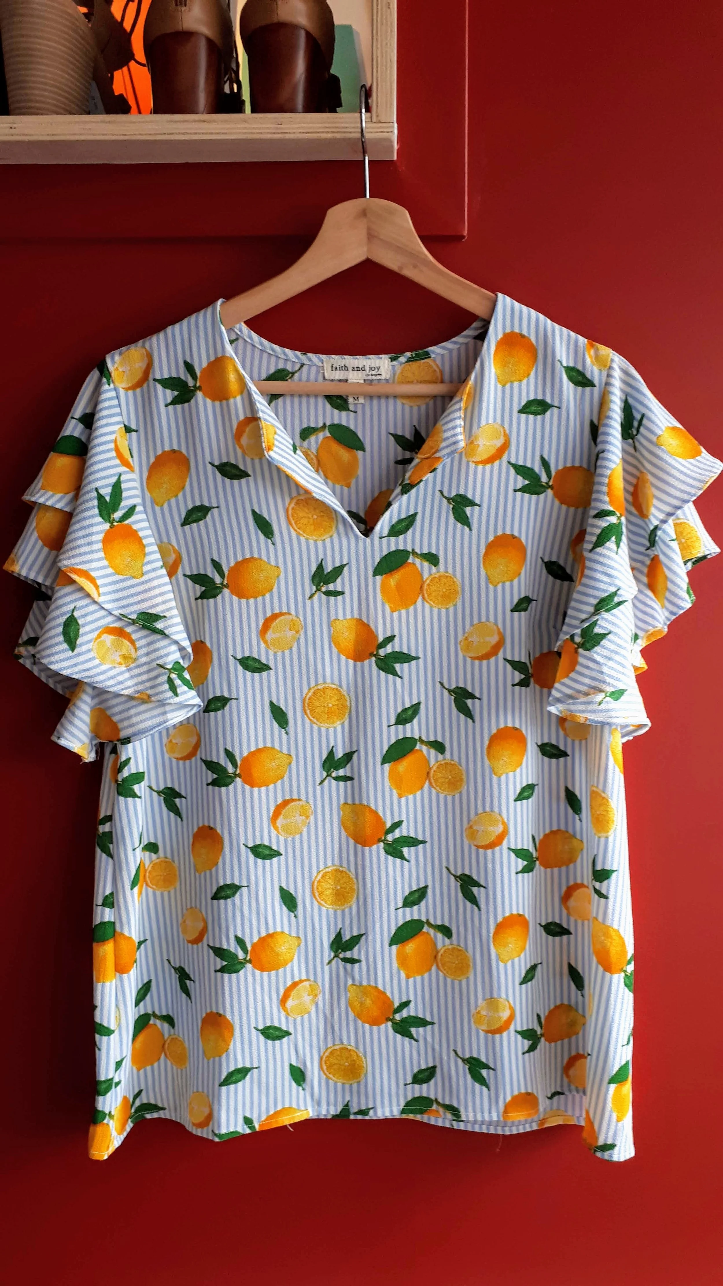 Faith & Joy top; Size M, $28