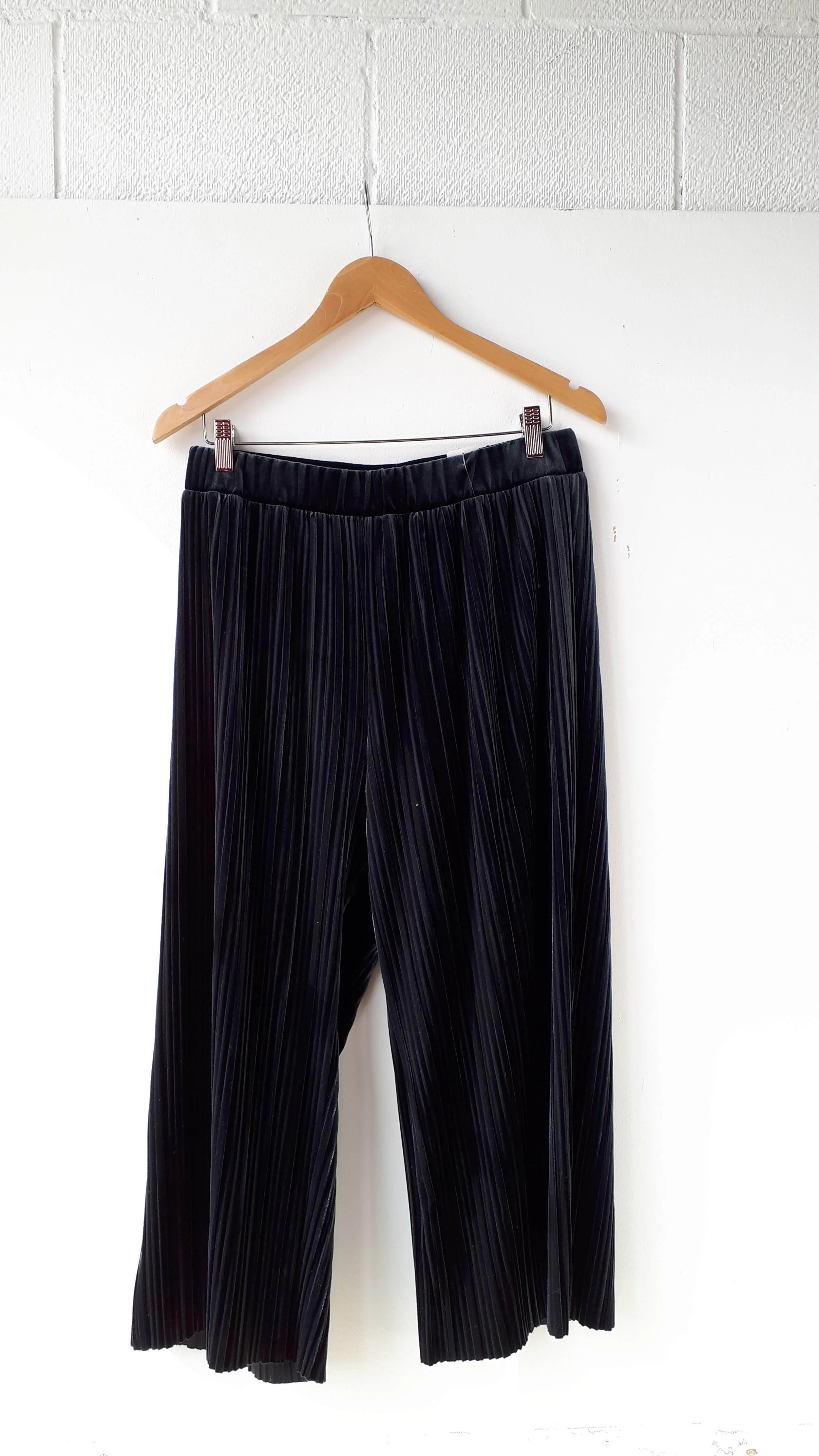 Velvet pants; Size L, $32