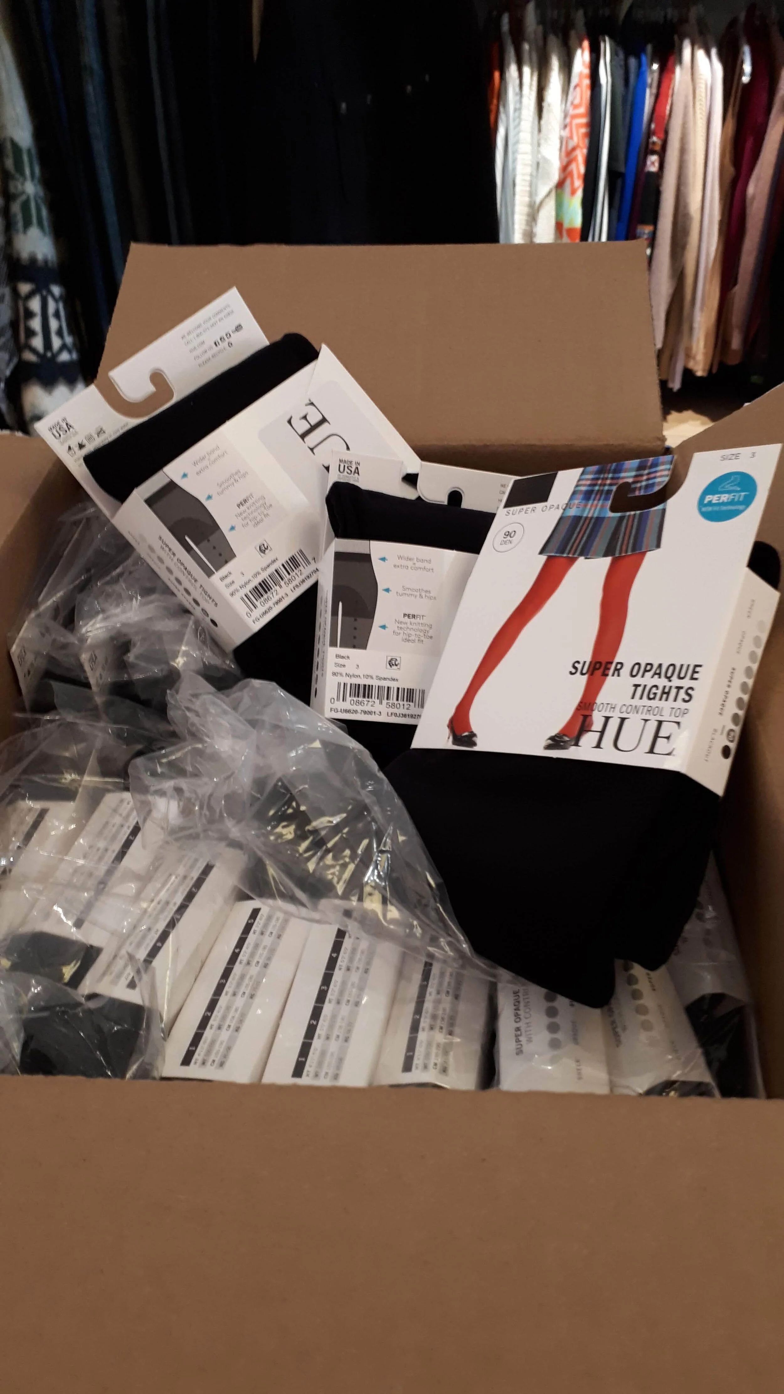 Hue tights, $18