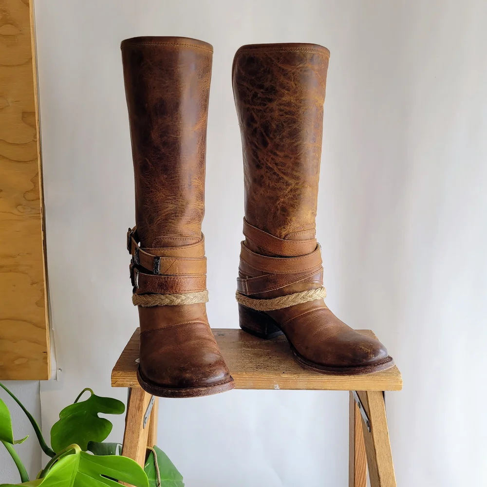 freebird red boots