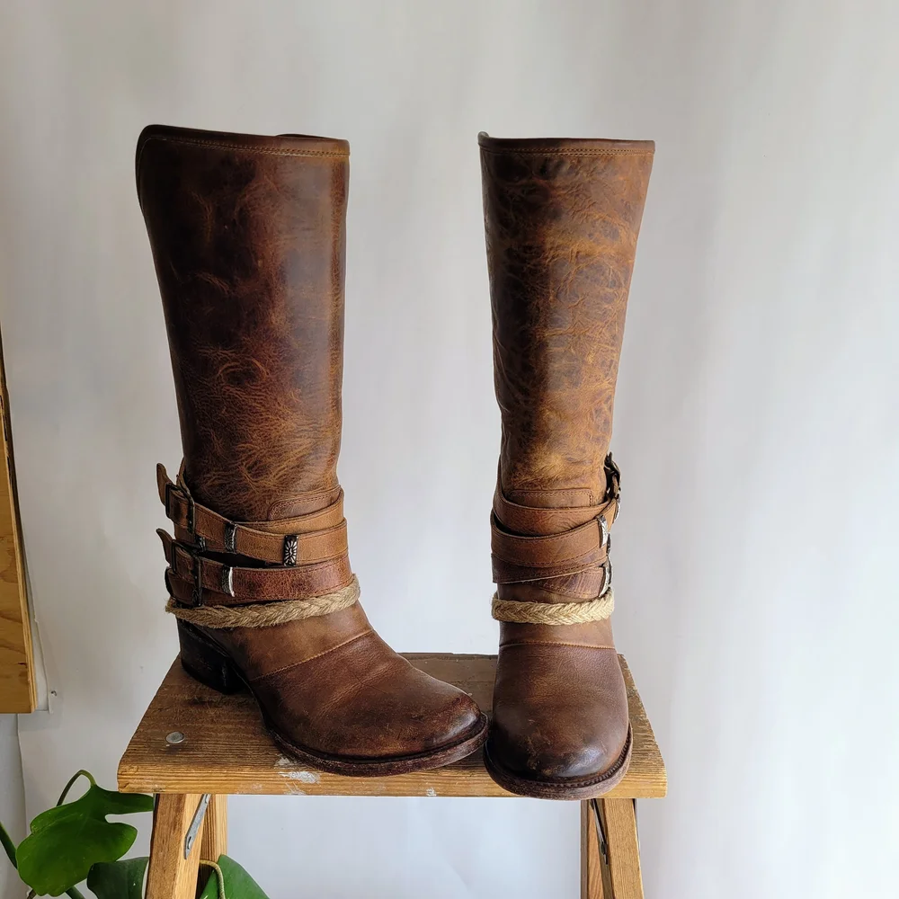 freebird red boots