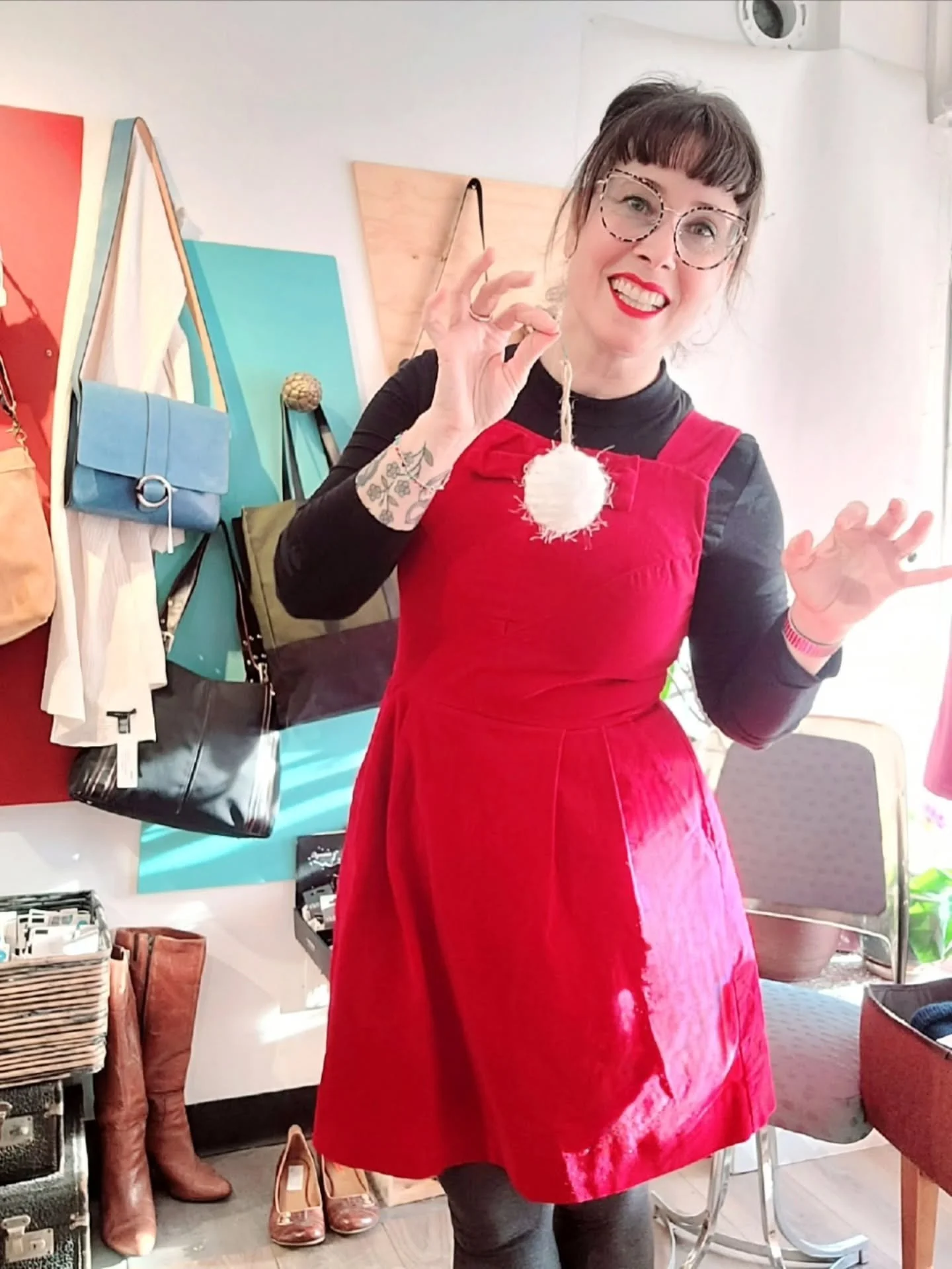 *Sale Dec. 27!*
Friends, I want you to have a wonderful holiday season, and right in the middle of it we will have our annual Your Sister*s in Town Sale! (Lemme remind you, friends, that "sister" is just the word we used to make the sale na