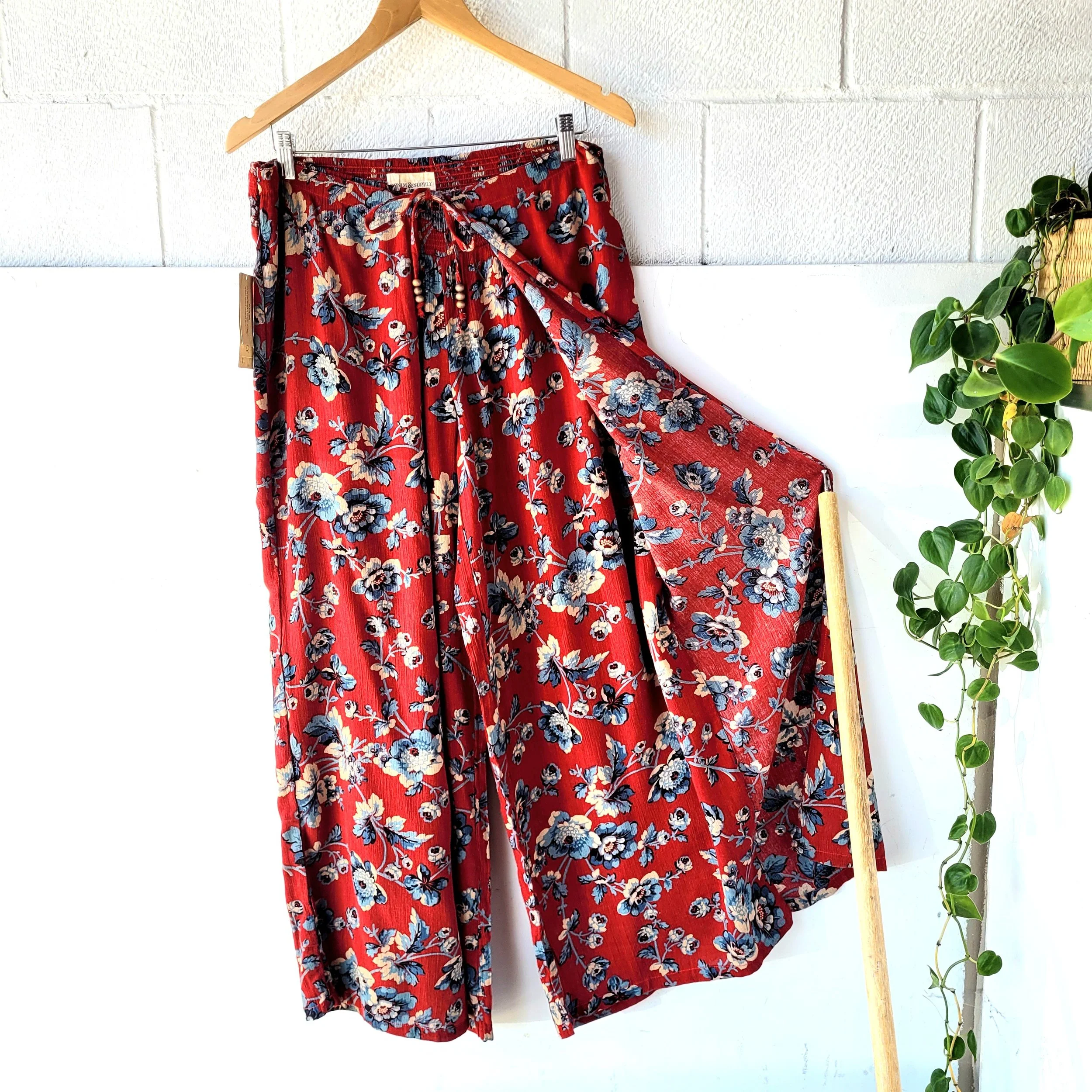 RL Faux-Wrap Pants, Size S