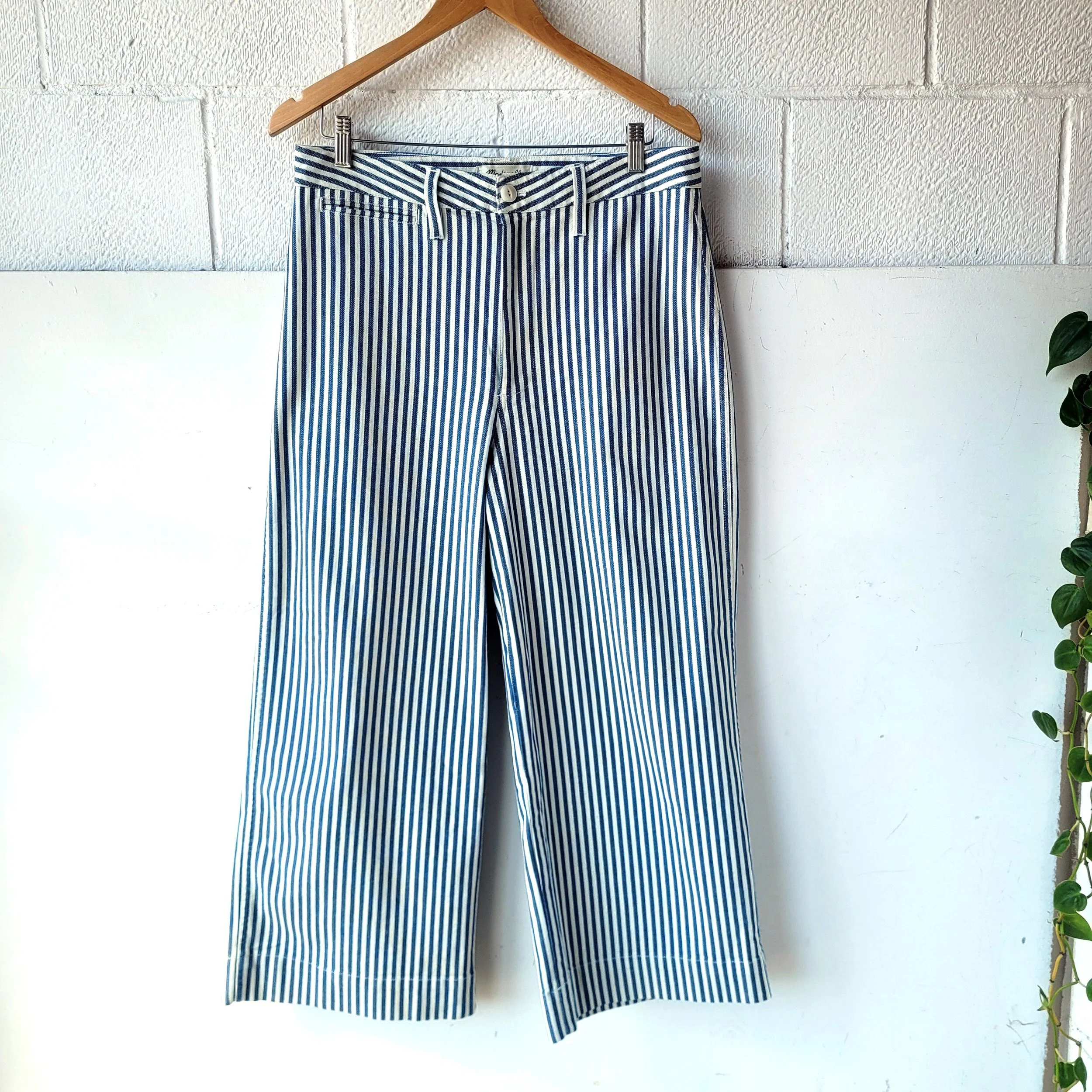 Madewell Striped Pants, Size 30