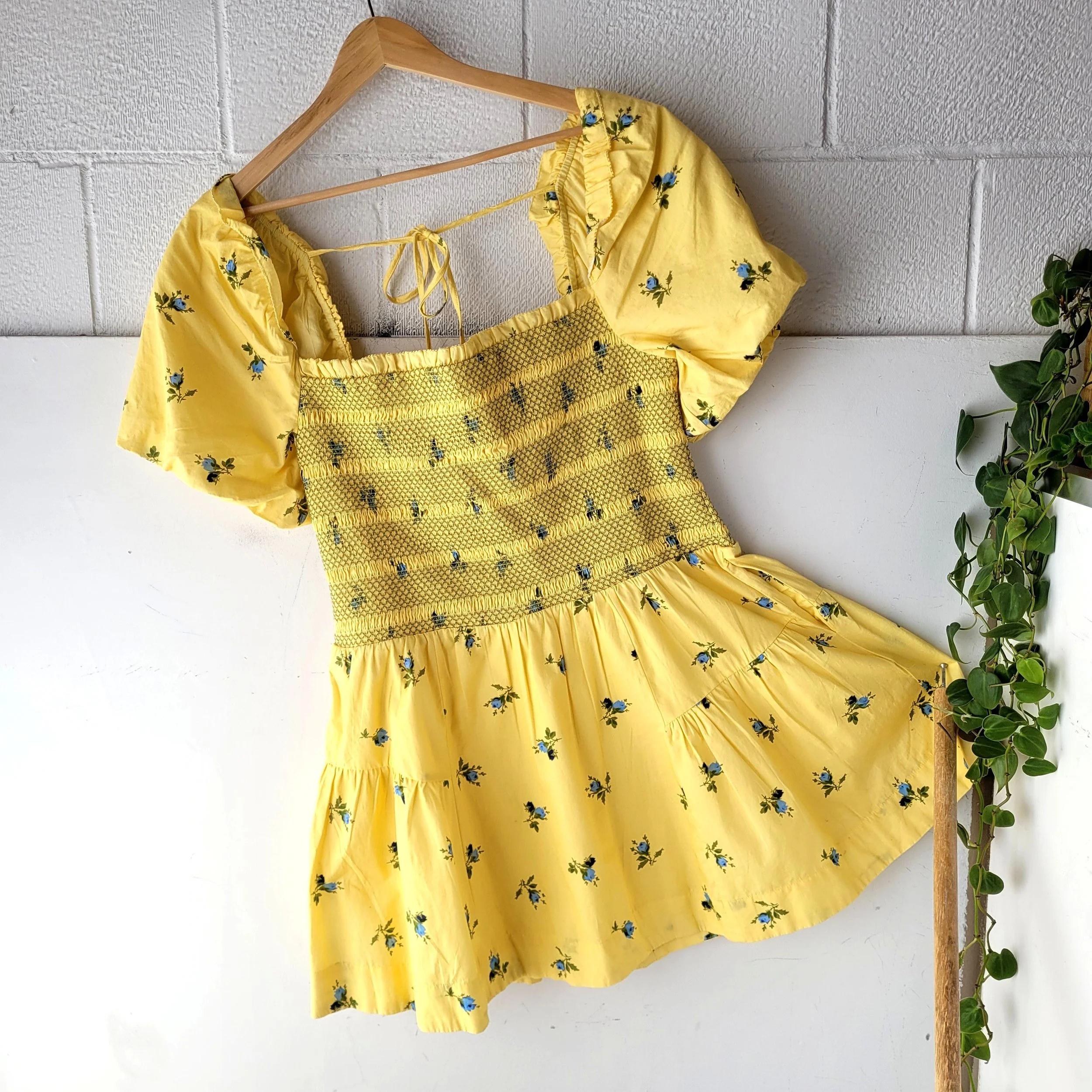 Anthropologie Smocked Dress, Size L