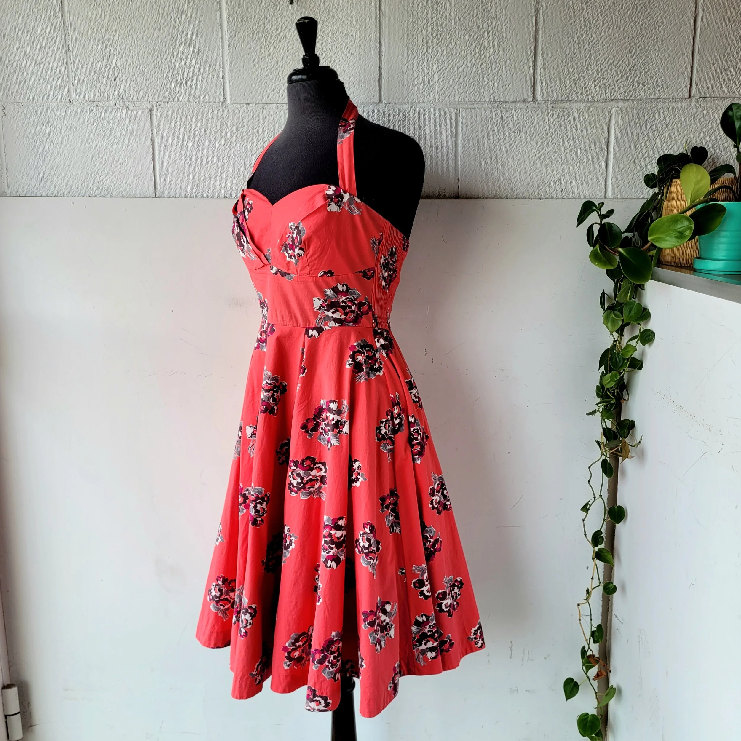 Anthropologie Halter Dress, Size 6