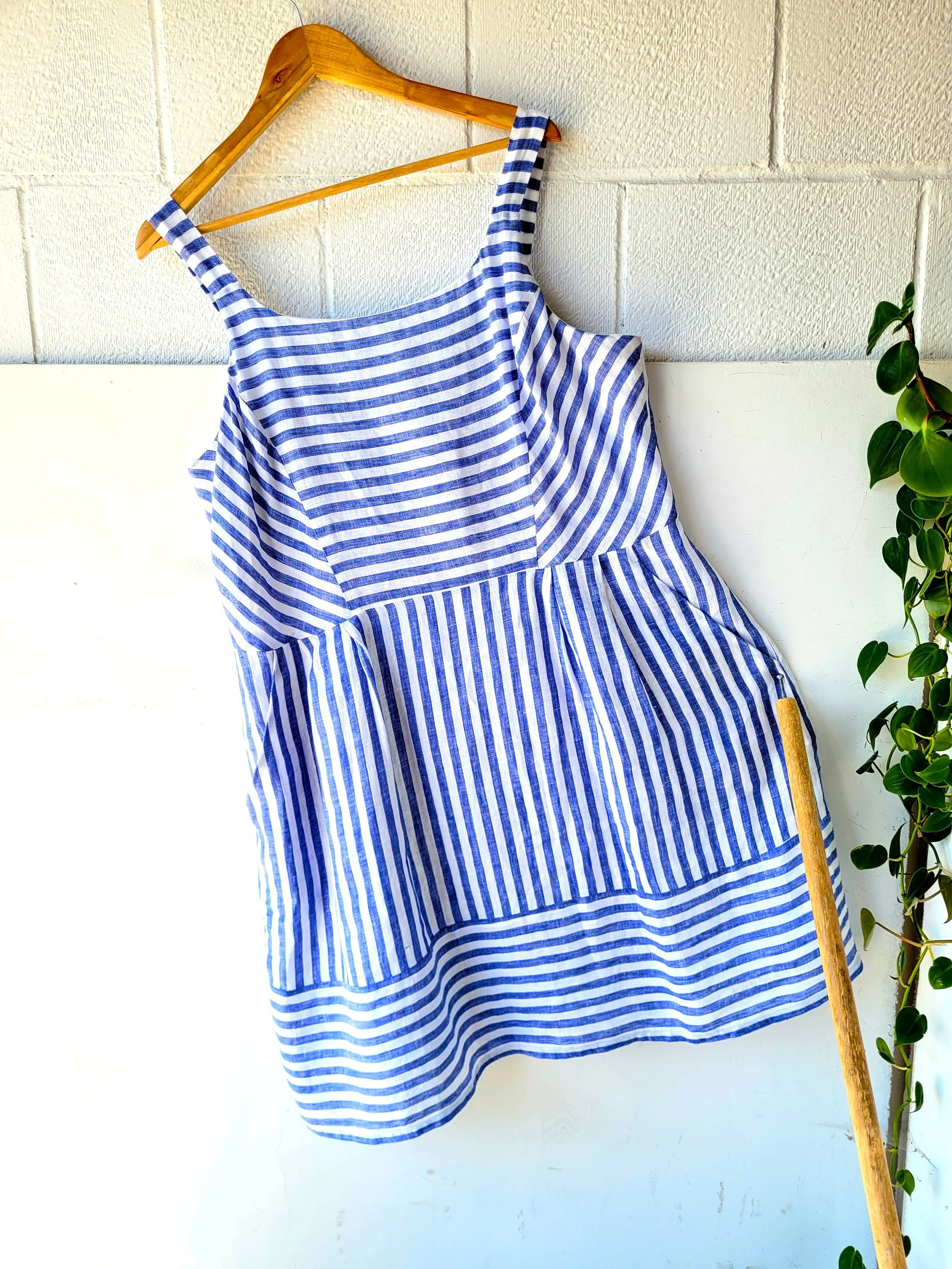Linen Birds of N.A Dress, Size 18