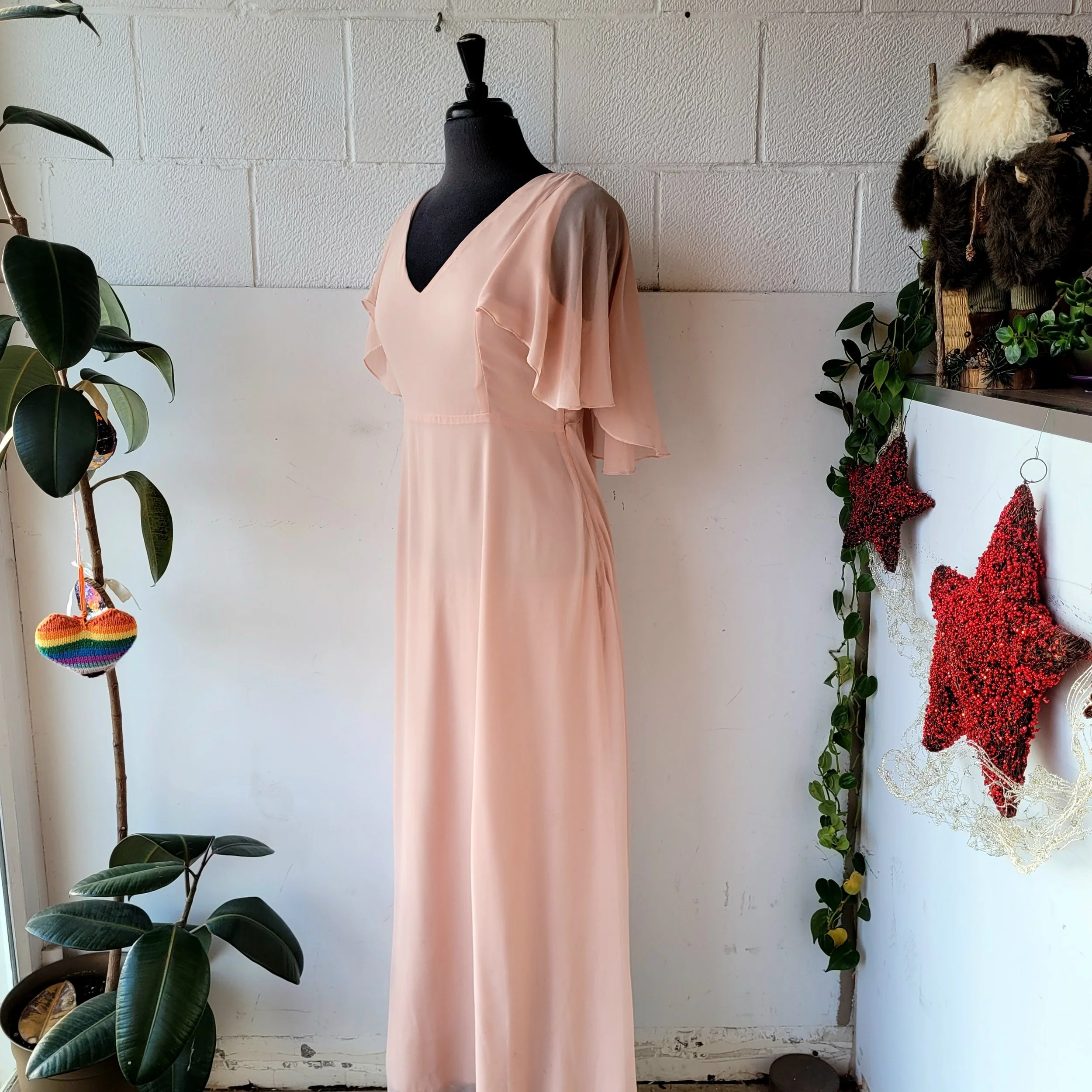 Capelet Dress, Size 10