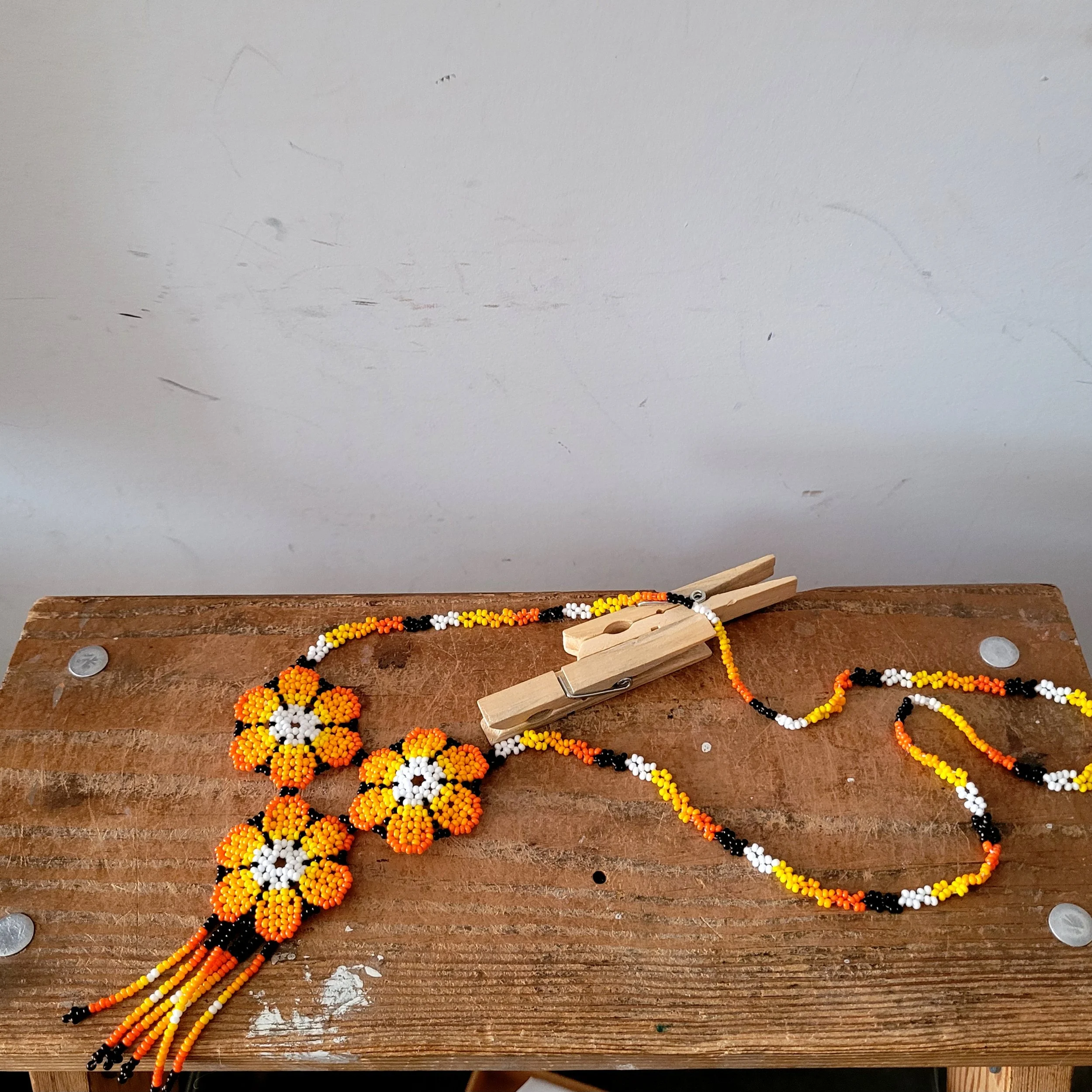 Beaded Flower Necklace