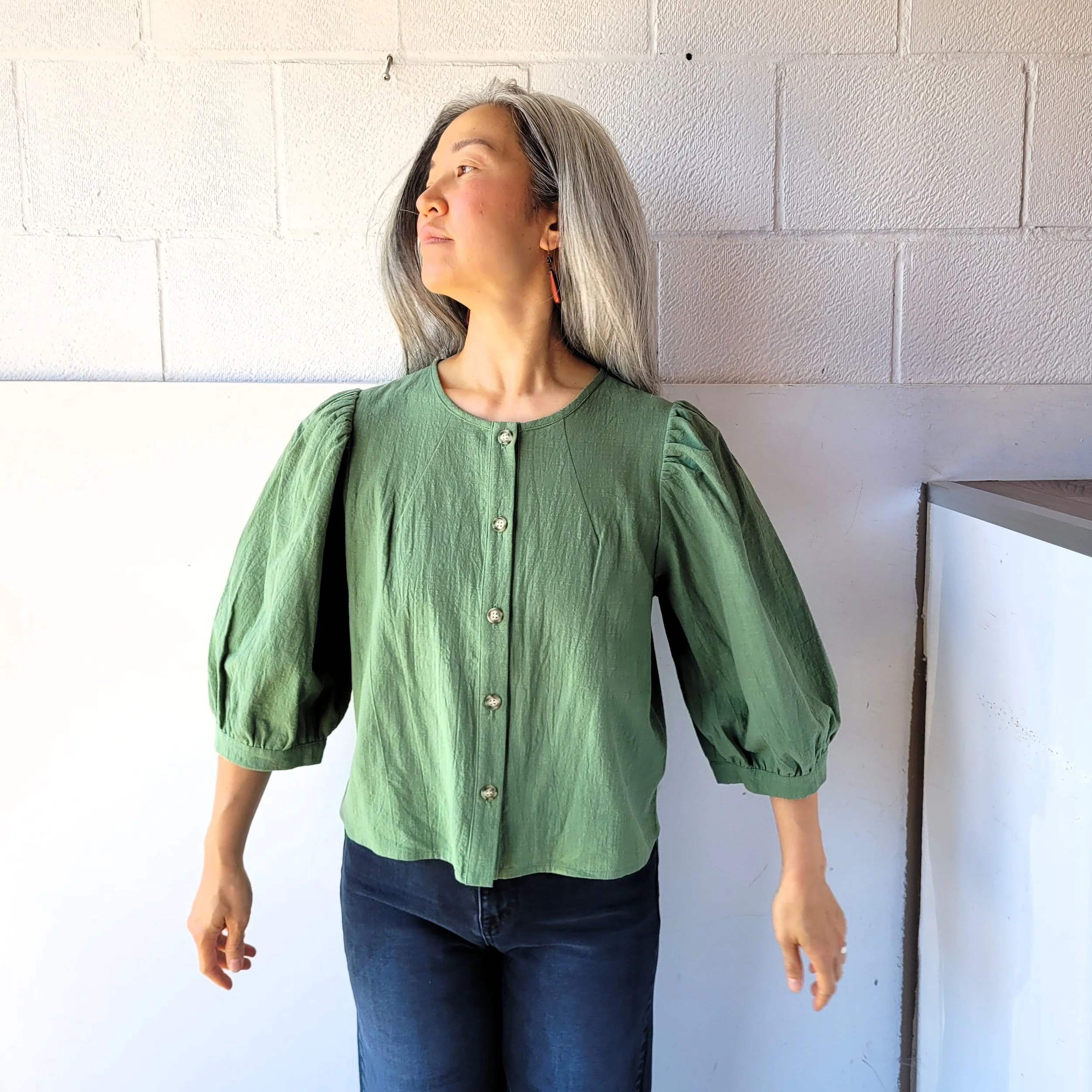 Sage Top from Birds of N.A. / Size XS - 3XL
