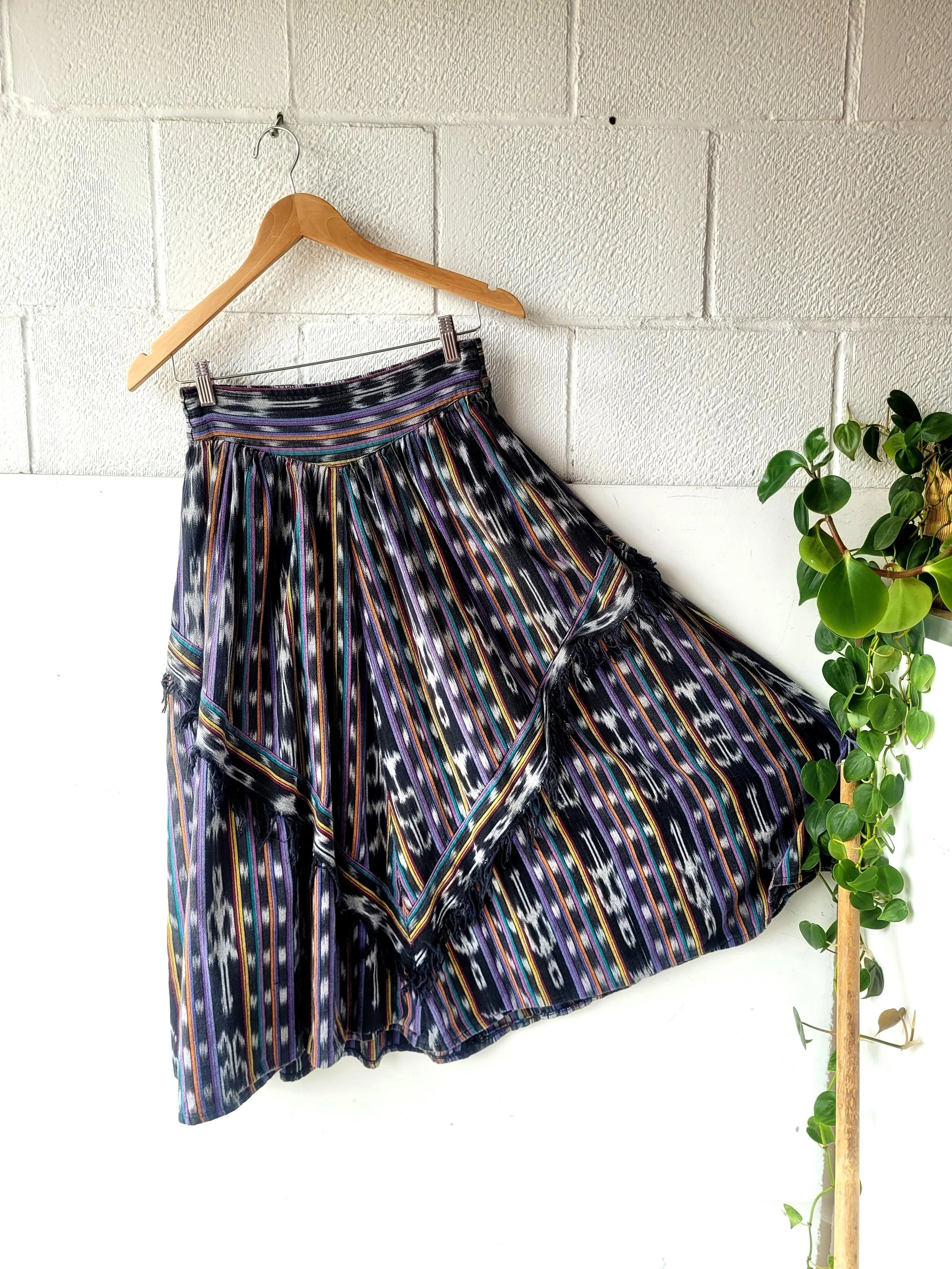 Vintage Woven Skirt, Size M