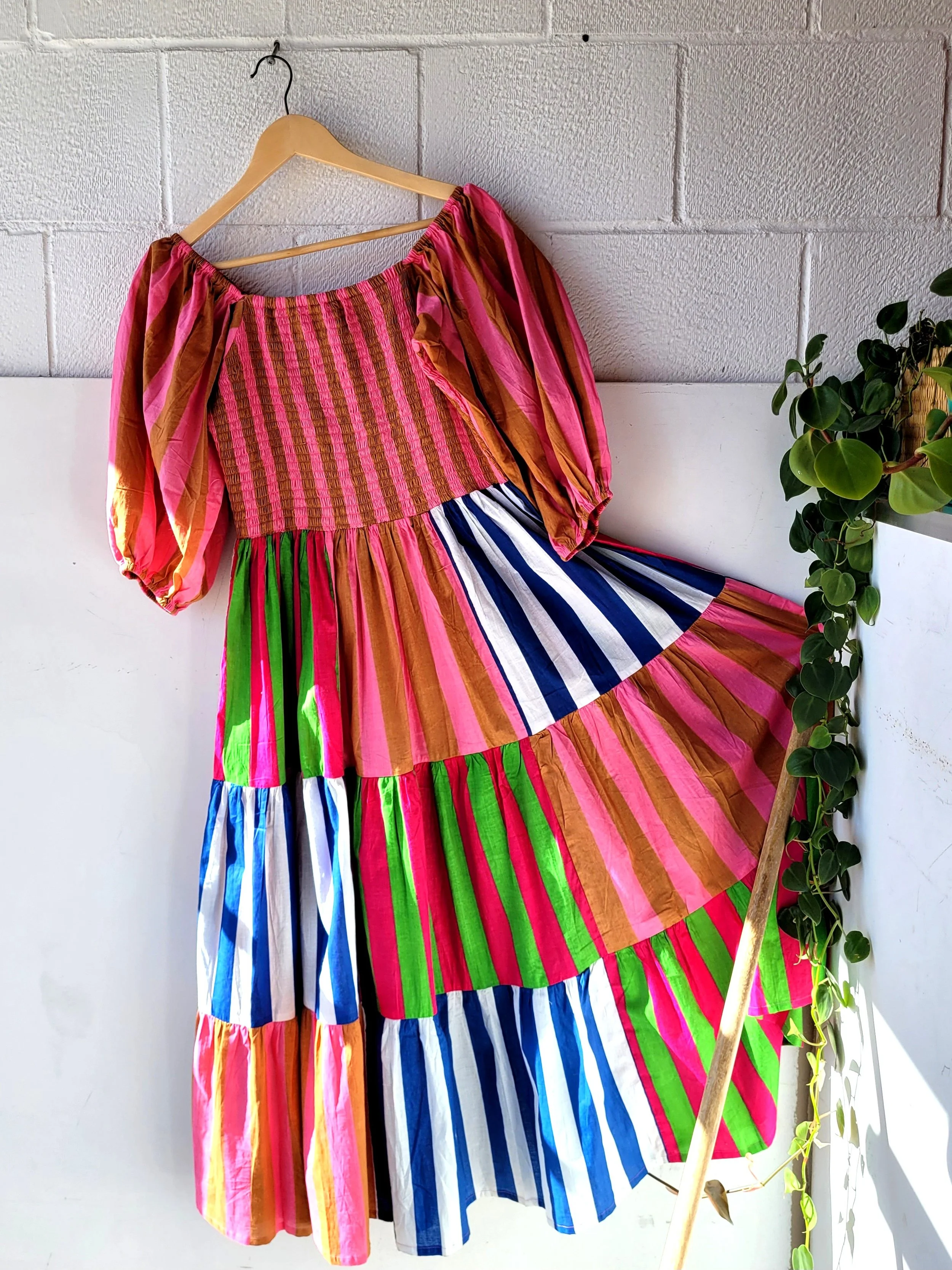 Striped Dress, Size S